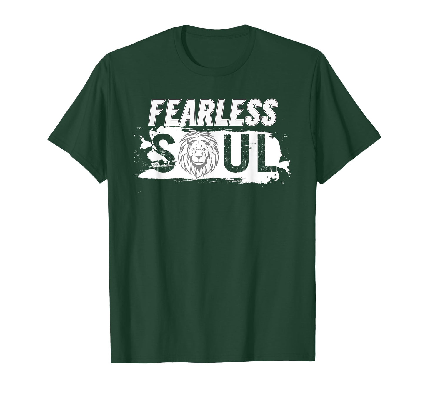 Fearless soul lion Funny Design motivation fun fearless lion T-Shirt