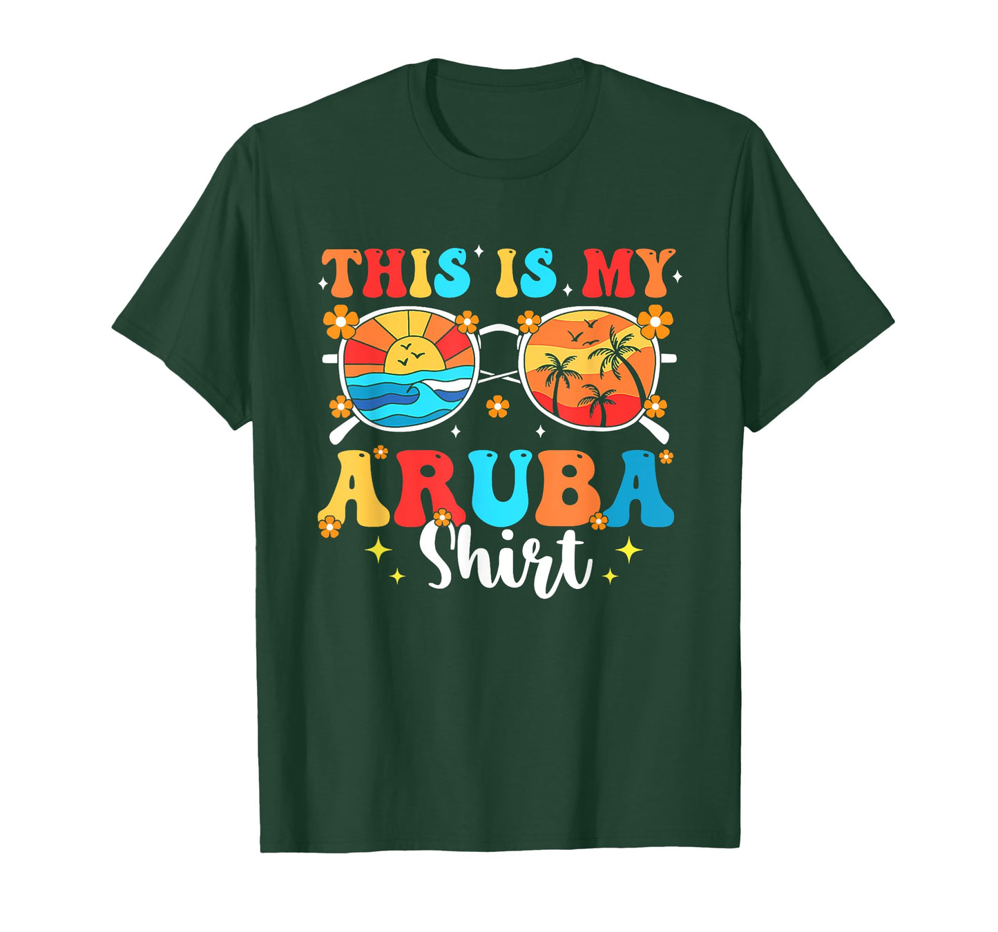 Matching Summer Family Vacation Beach Trip Aruba T-Shirt