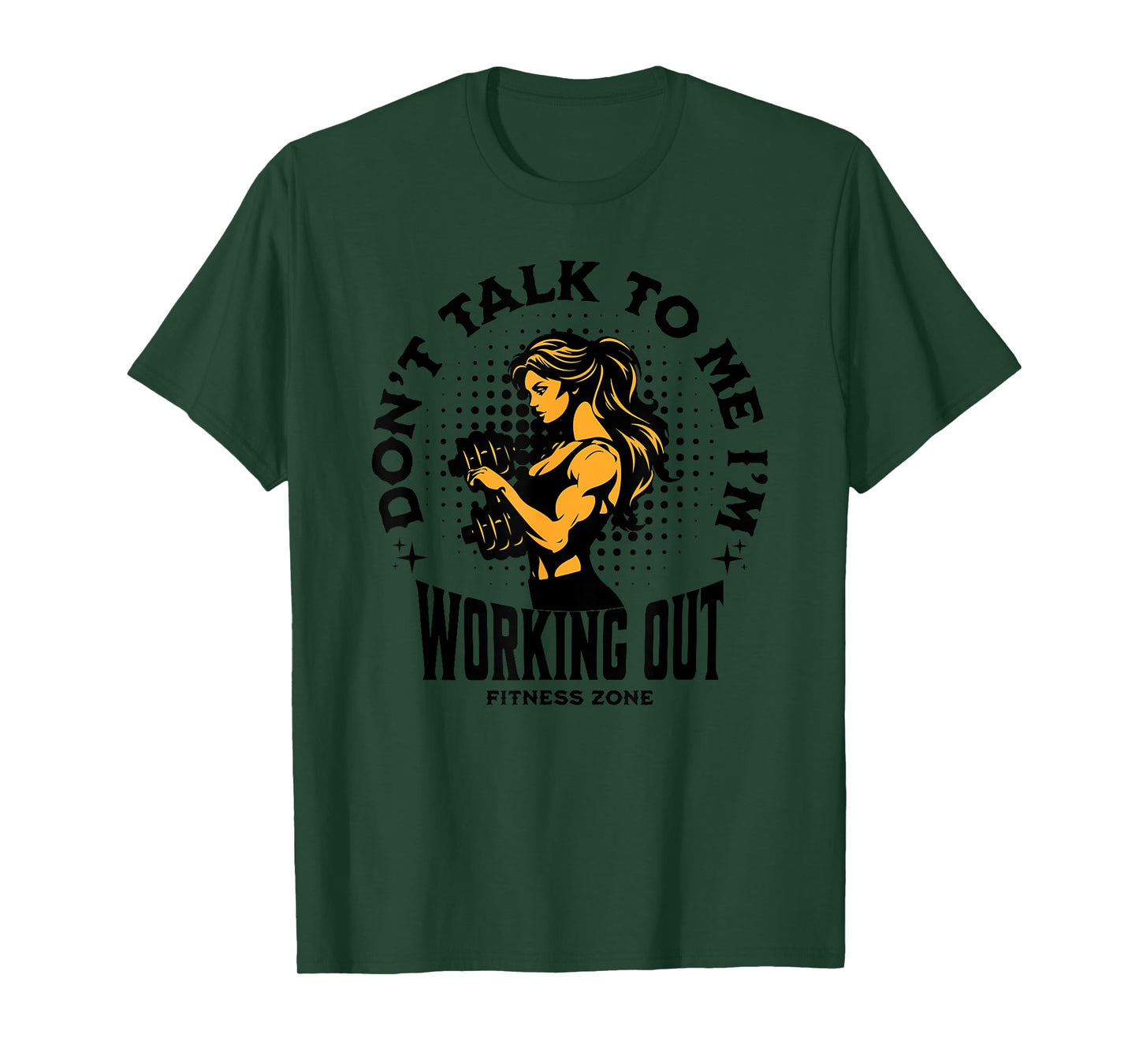 Don't Talk to Me I'm Working Out Funny Gym T-Shirt