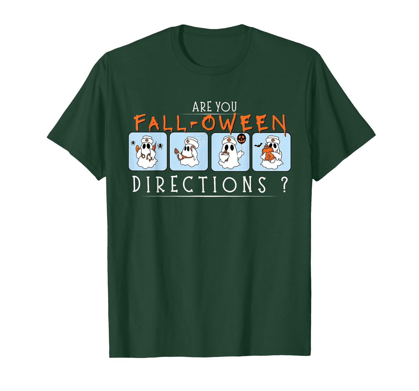 Vintage are You Fall O Ween Directions Teacher Halloween T-Shirt