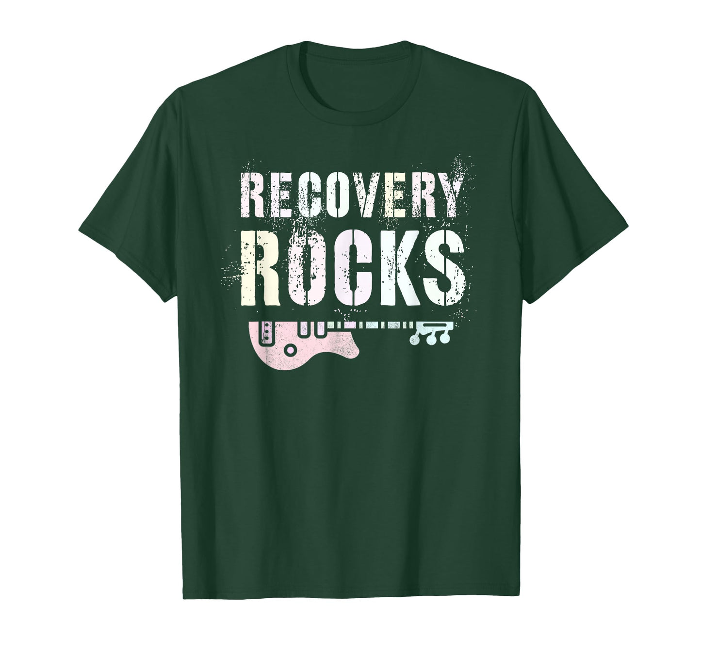 Nurse RECOVERY ROCKS Living Support Clean Hope We Do Recover T-Shirt