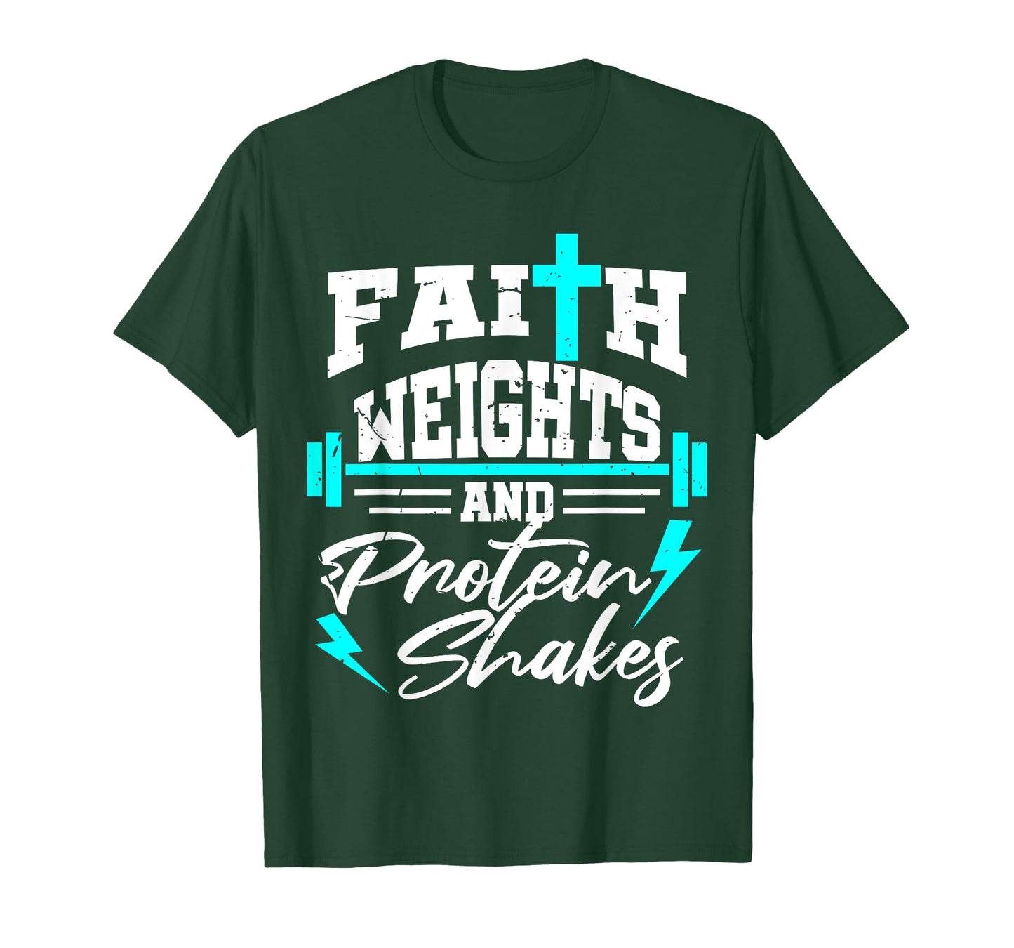 Christian Workout Fitness Weightlifting Body Building Gift T-Shirt