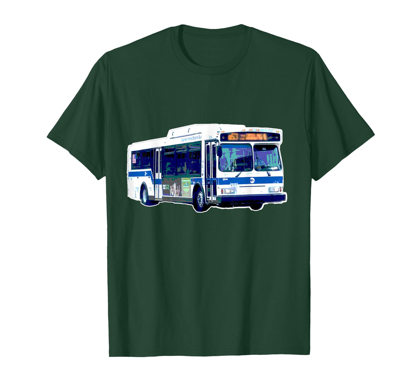 Empire State NY Co Funky Retro NYC MTA Bus Transit Driver New York City T-Shirt
