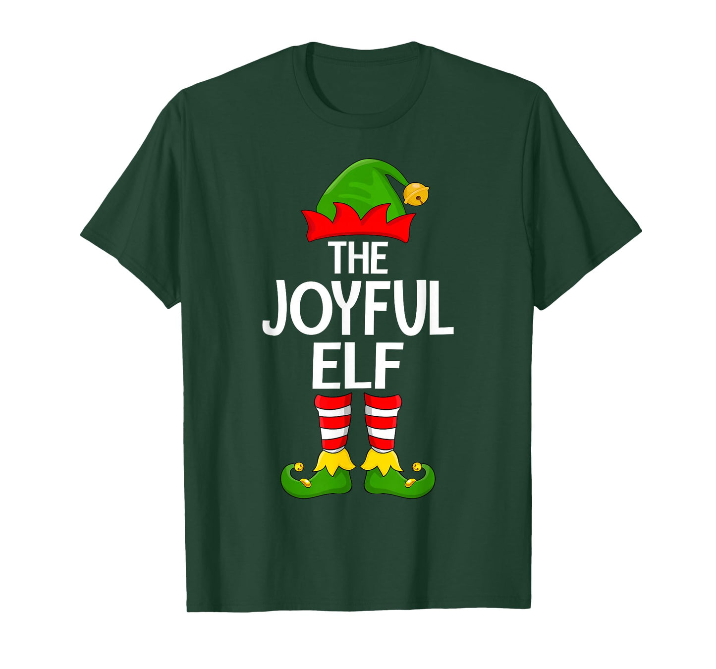 Joyful Elf Xmas Matching Family Elf Squad Christmas T-Shirt
