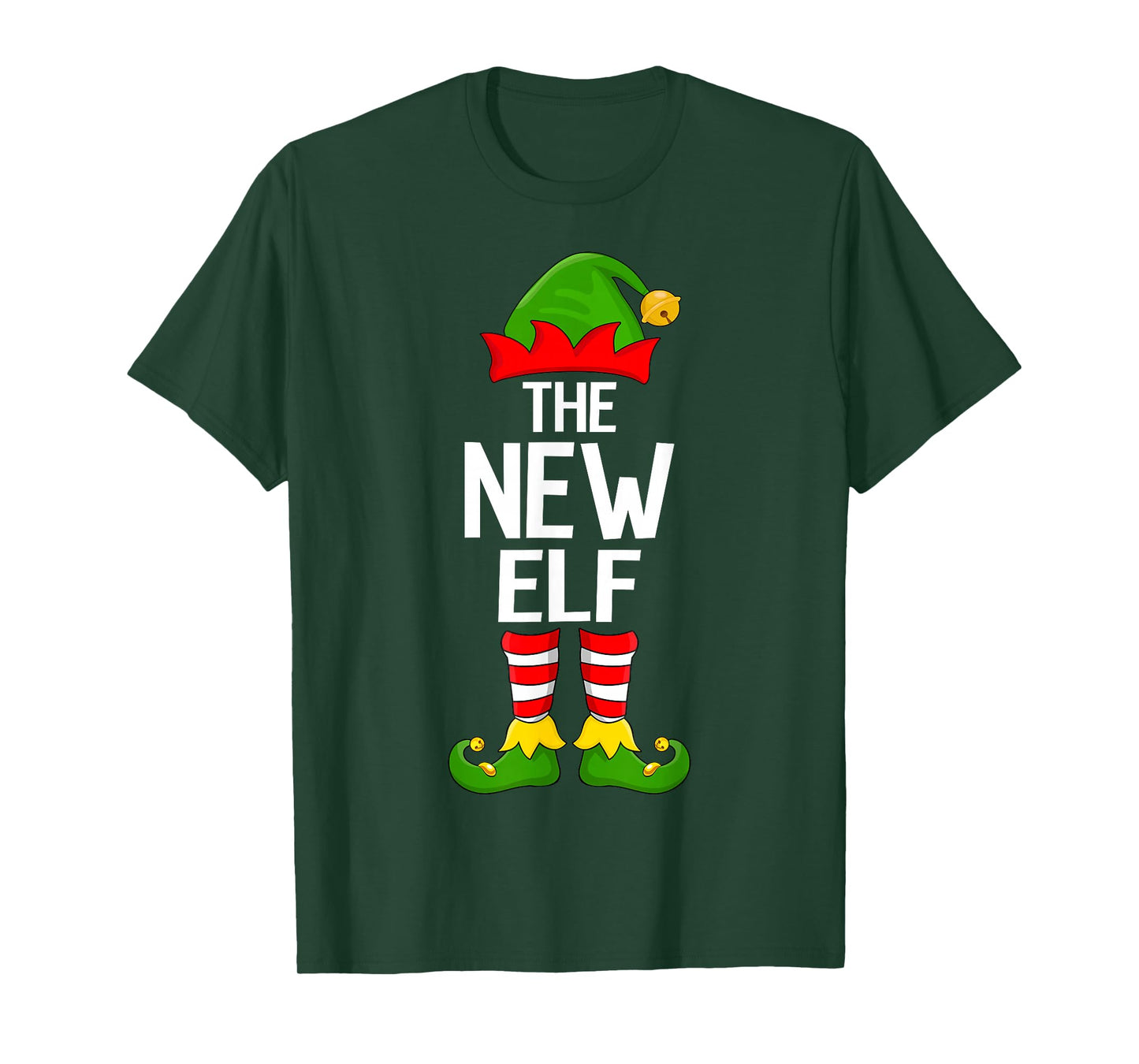 New Elf Xmas Matching Family Elf Squad Christmas T-Shirt