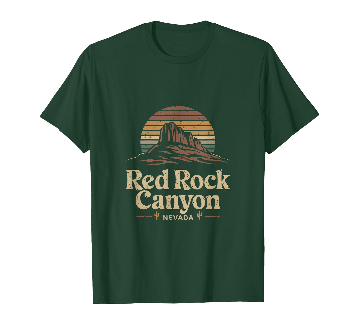 Red Rock Canyon - Retro Red Rock Canyon Nevada T-Shirt