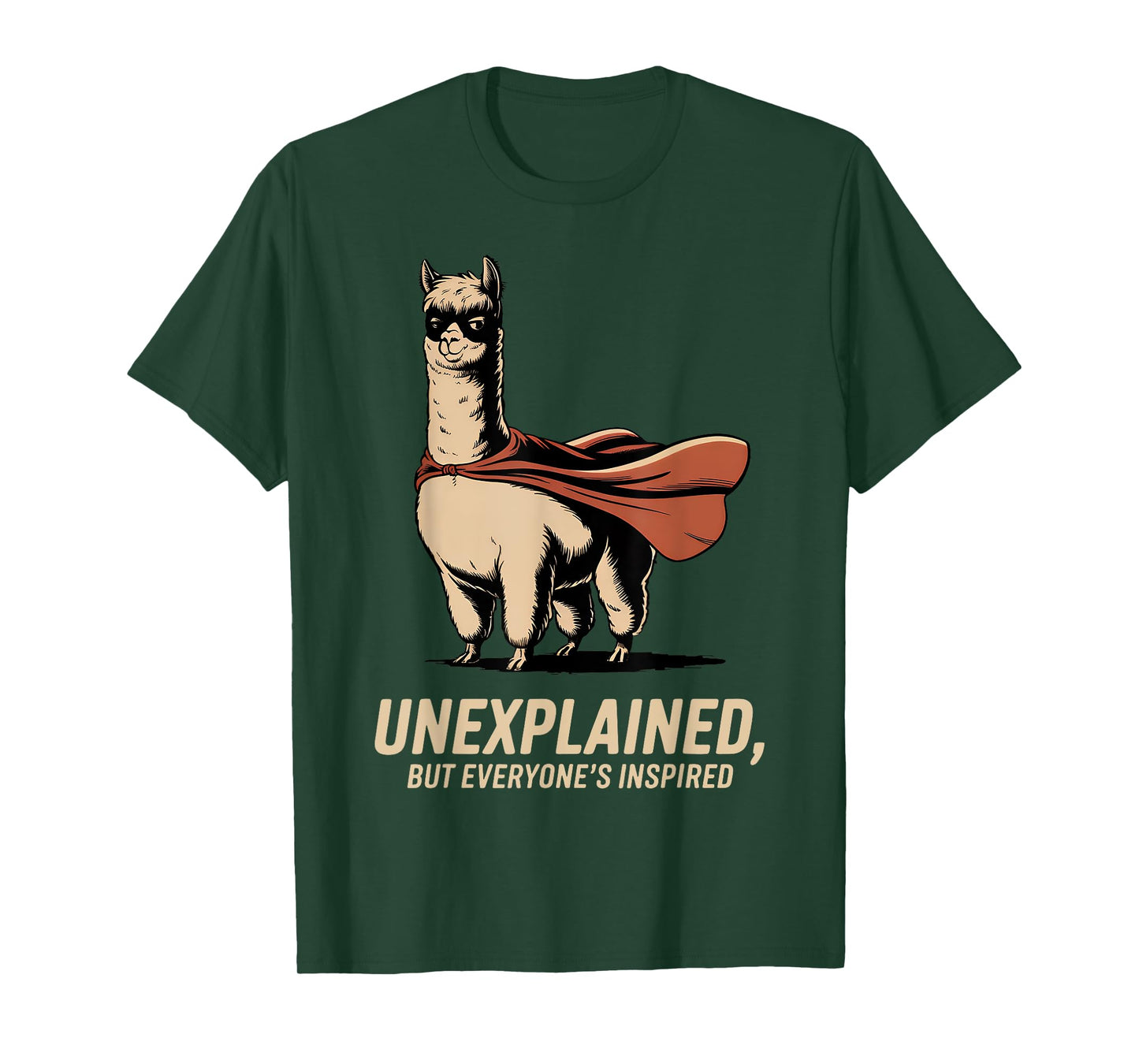 Superhero Llama Alpaca Lover Retro 80s 90s Vintage Men Women T-Shirt