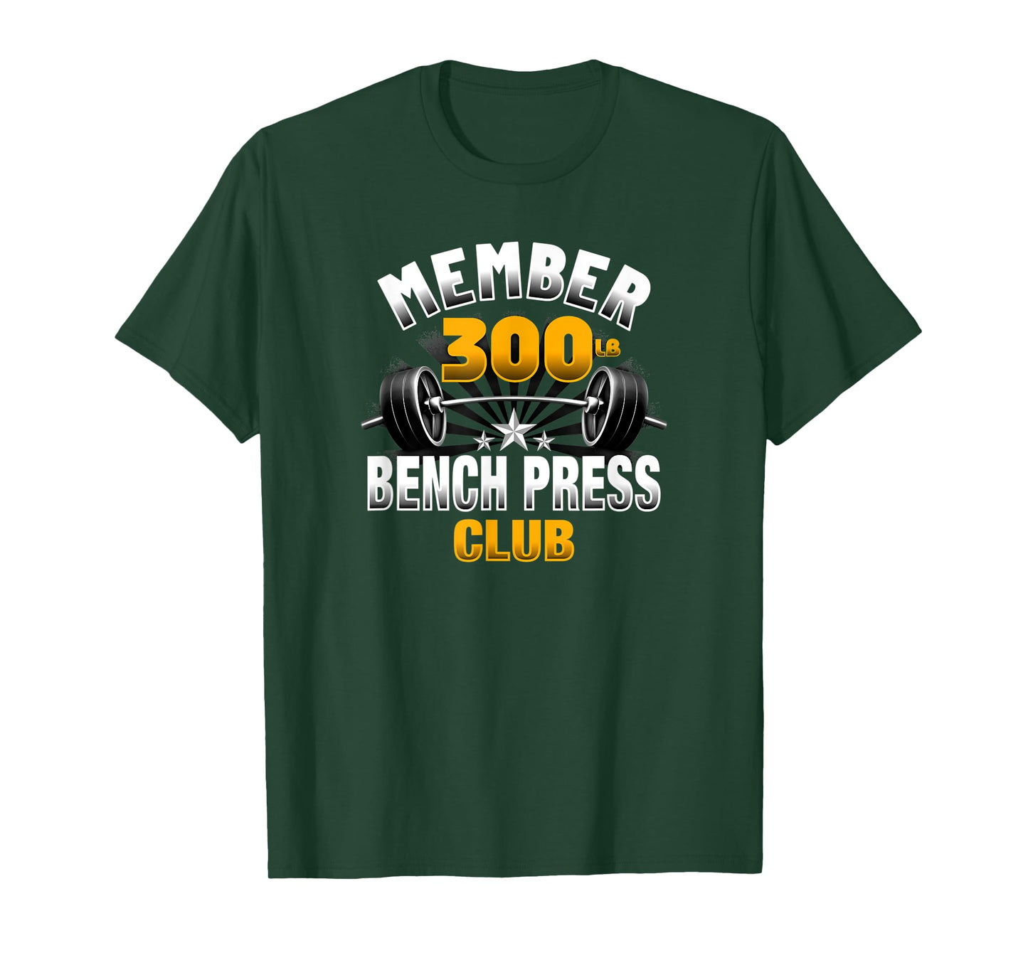 300 Pound Bench Press Club T-Shirt