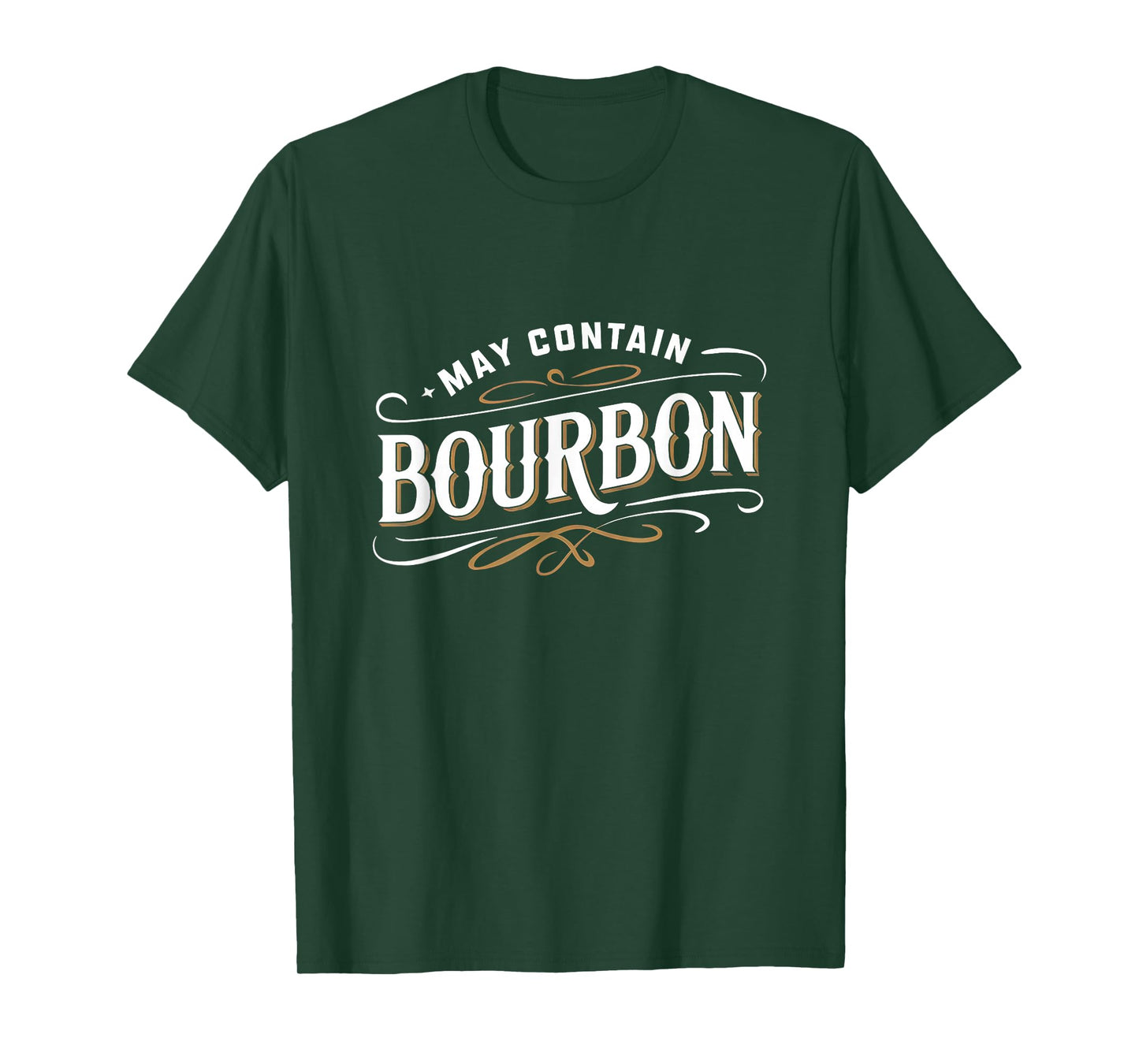 May Contain Bourbon Classic Whiskey Lover Design T-Shirt