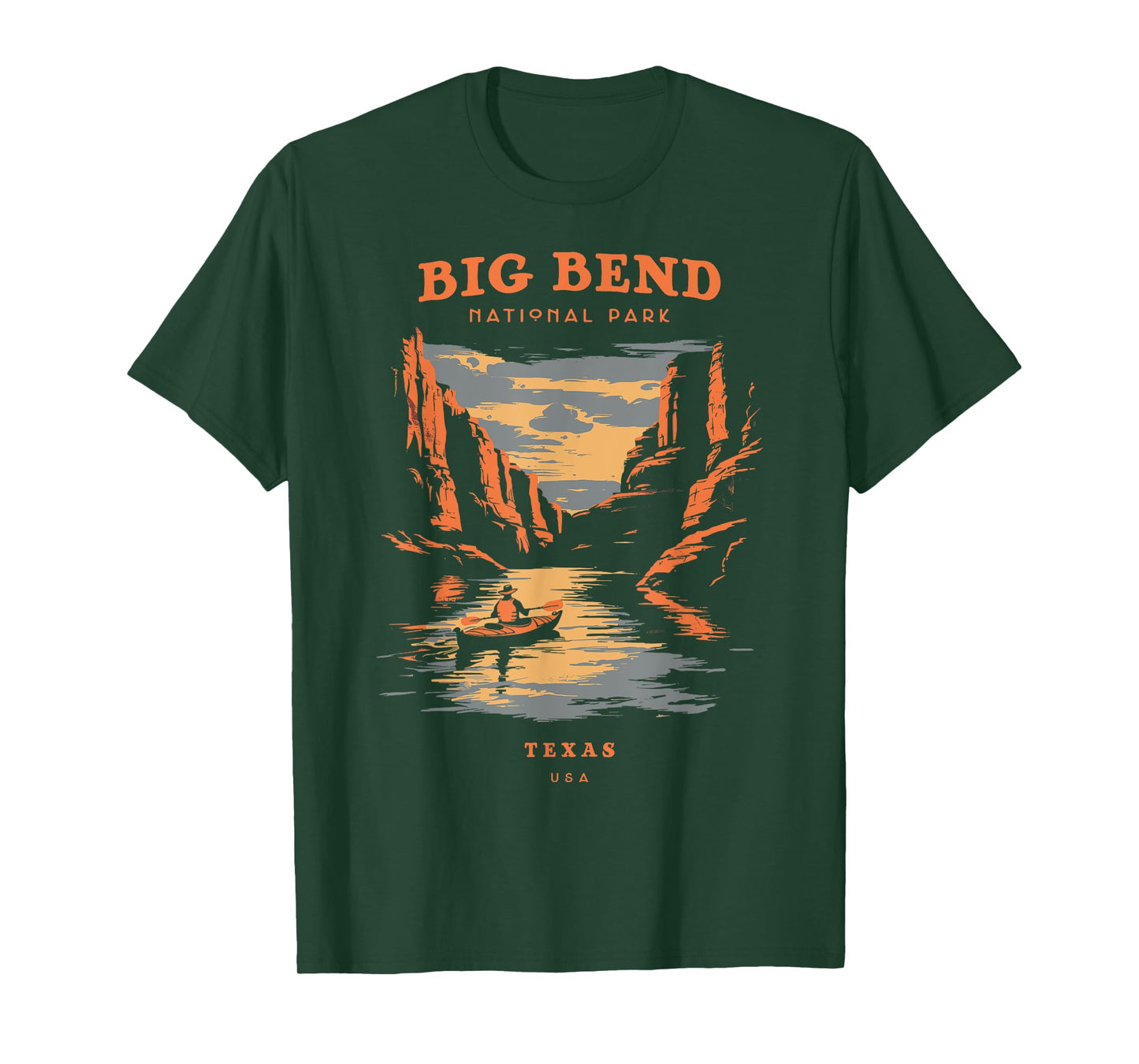 Big Bend National Park Texas Retro Vintage T-Shirt