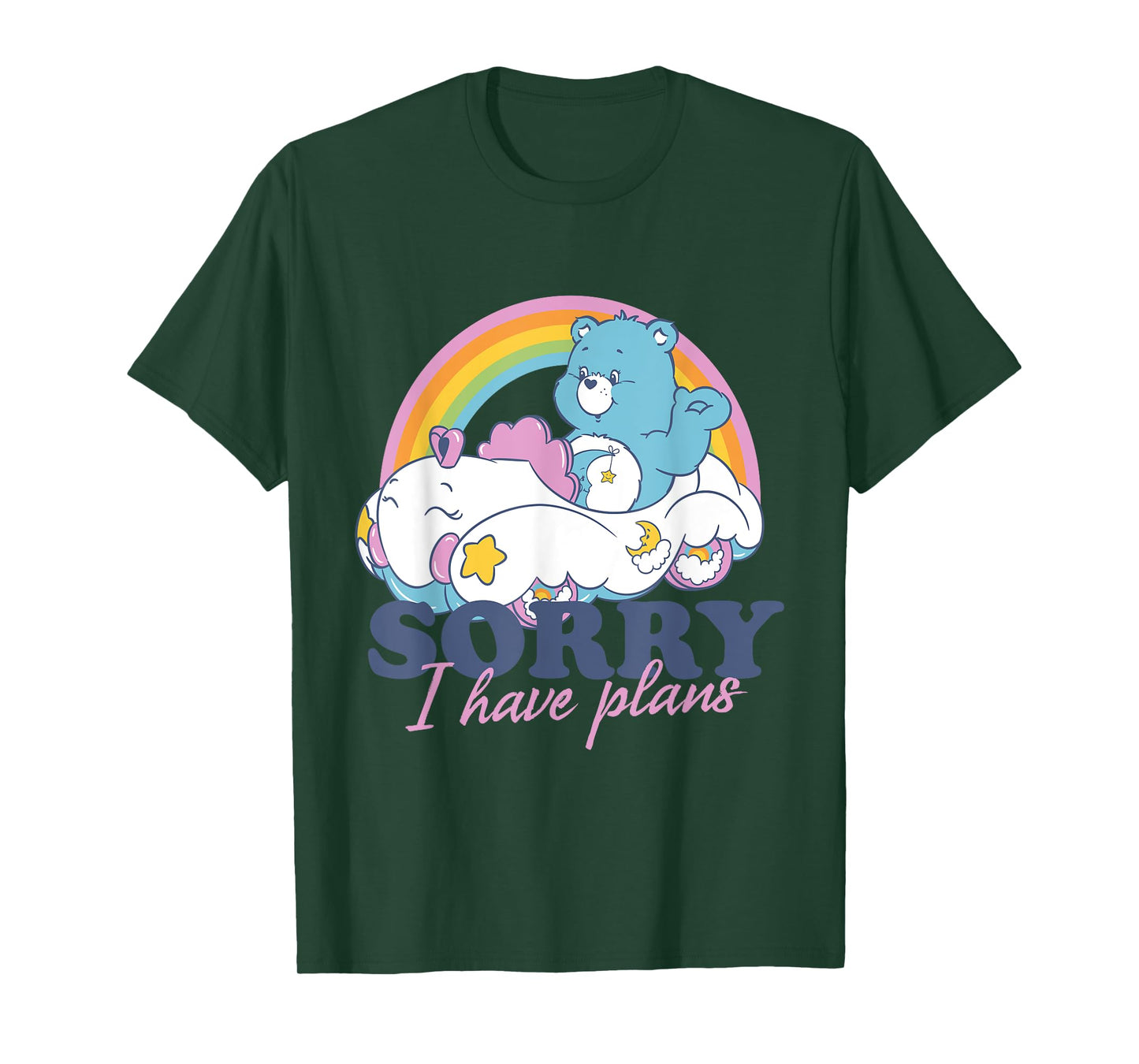 Care Bears Bedtime Bear Sorry I Have Plans T-Shirt
