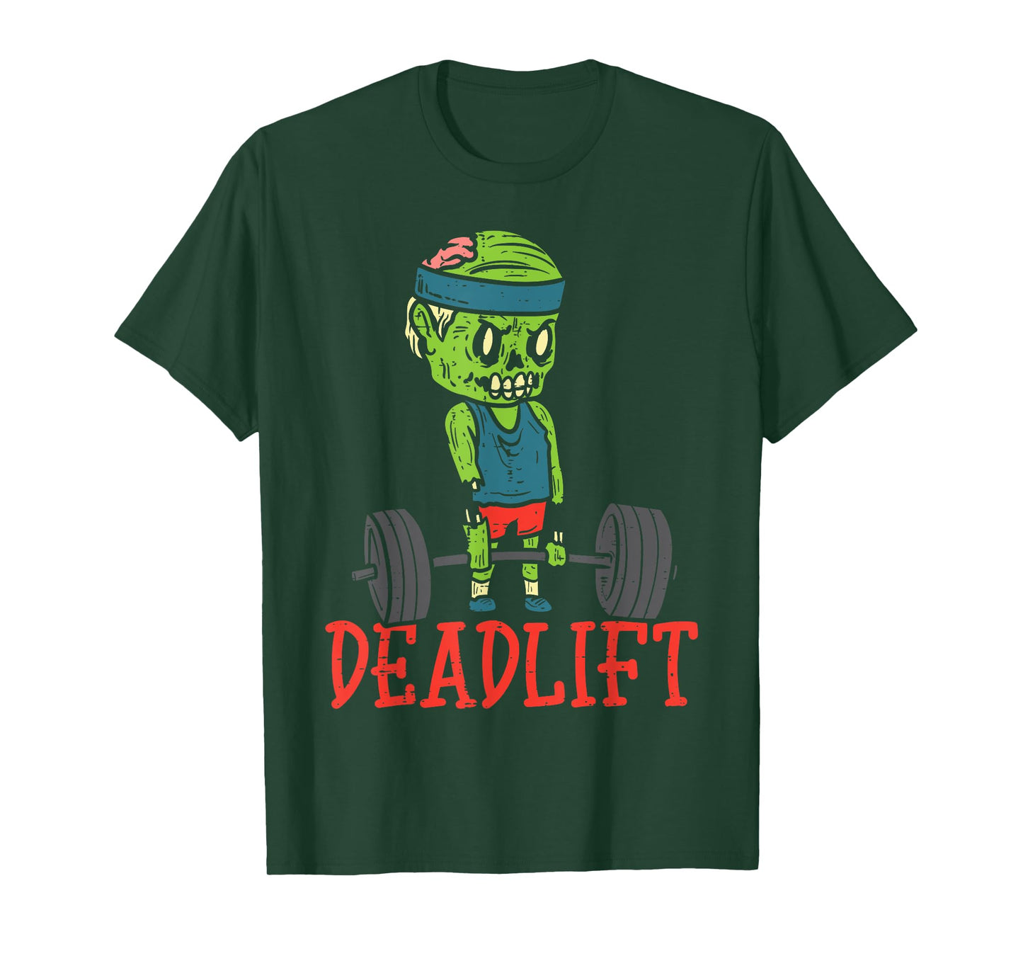 Zombie Deadlift Funny Gym Halloween Workout Fitness Men PT T-Shirt