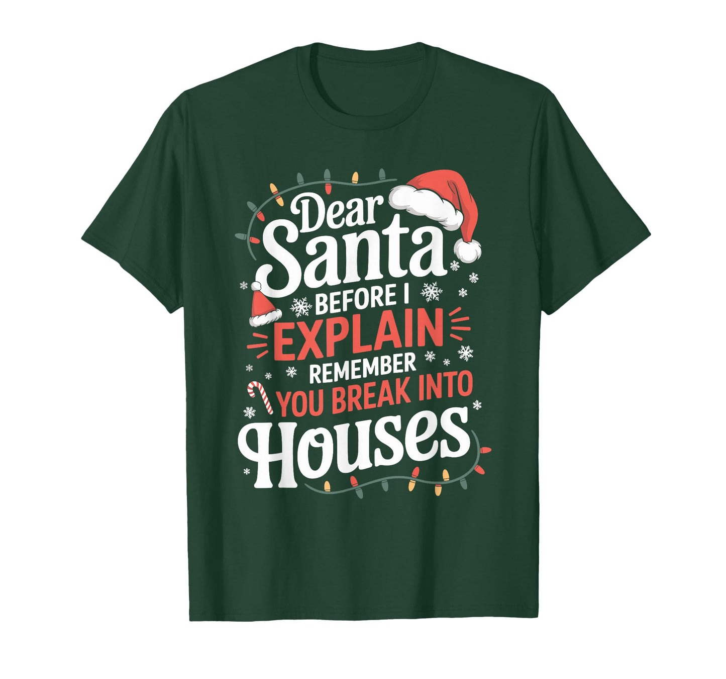 Funny Christmas Humor Xmas Pajama for Men Women Kids T-Shirt