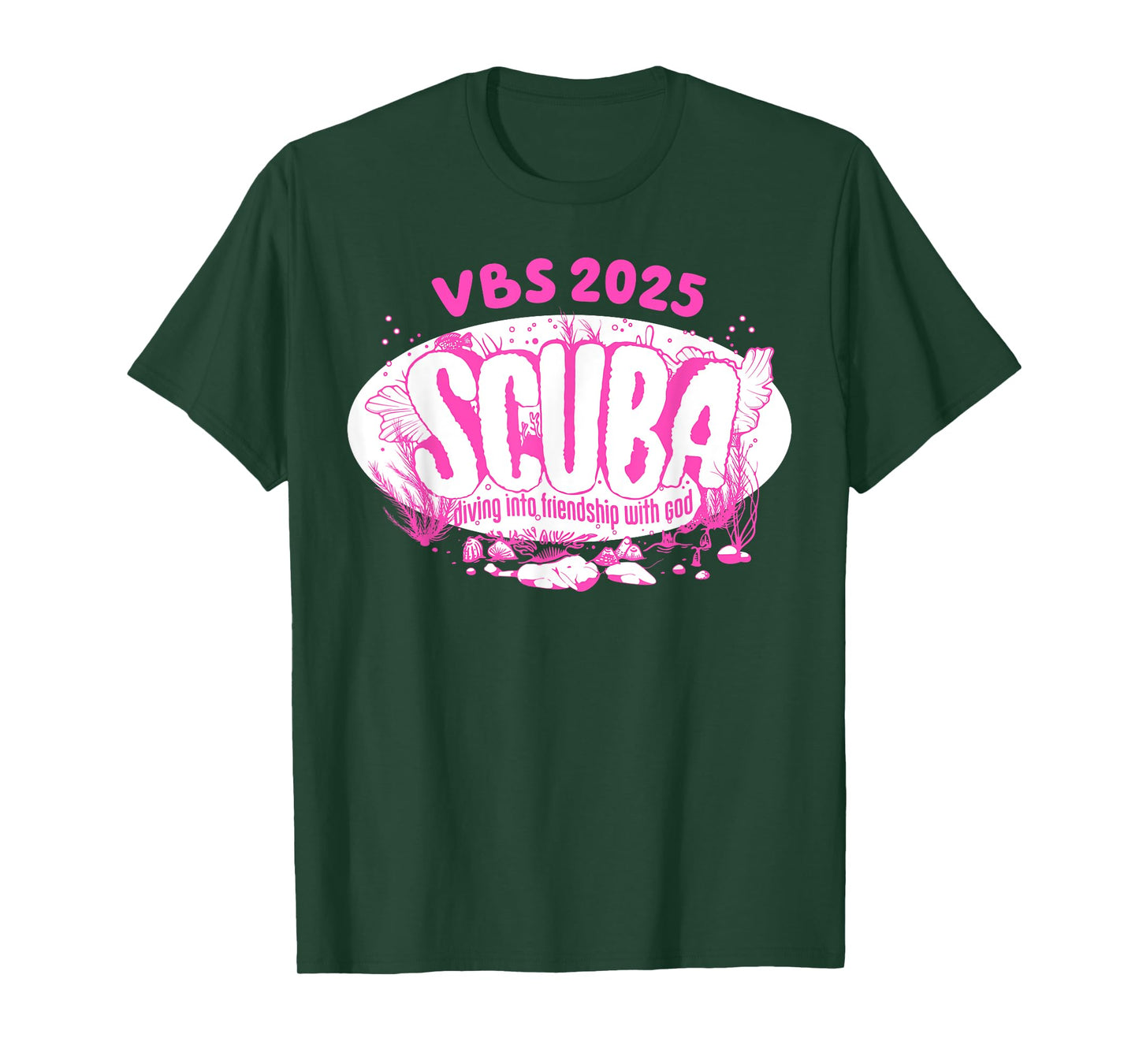 VBS 2025 Scuba Diving Into Friendship Vacation Bible School T-Shirt