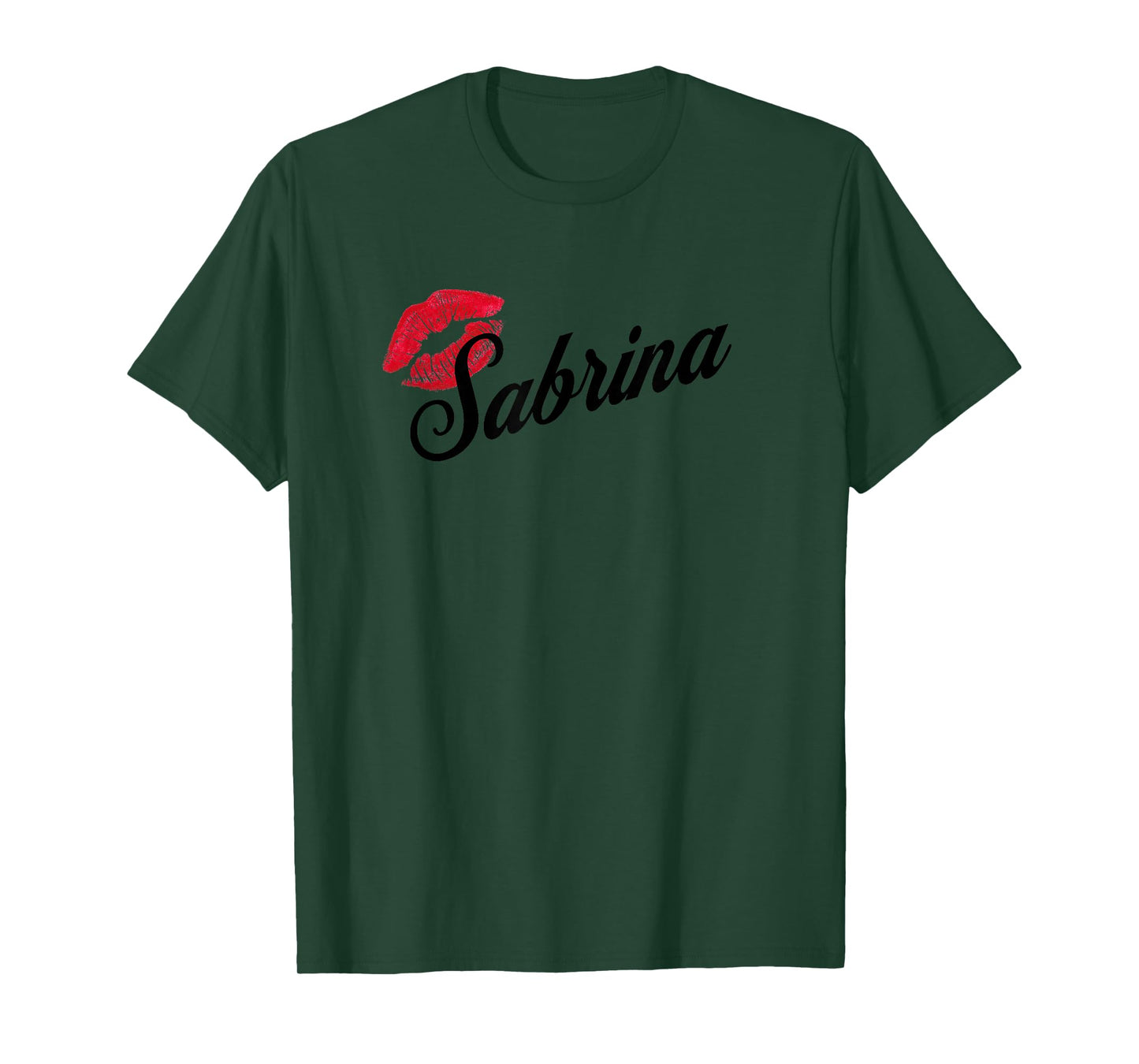 Sabrina Retro Lips Tee – Bold Name Birthday Drop Unisex T-Shirt