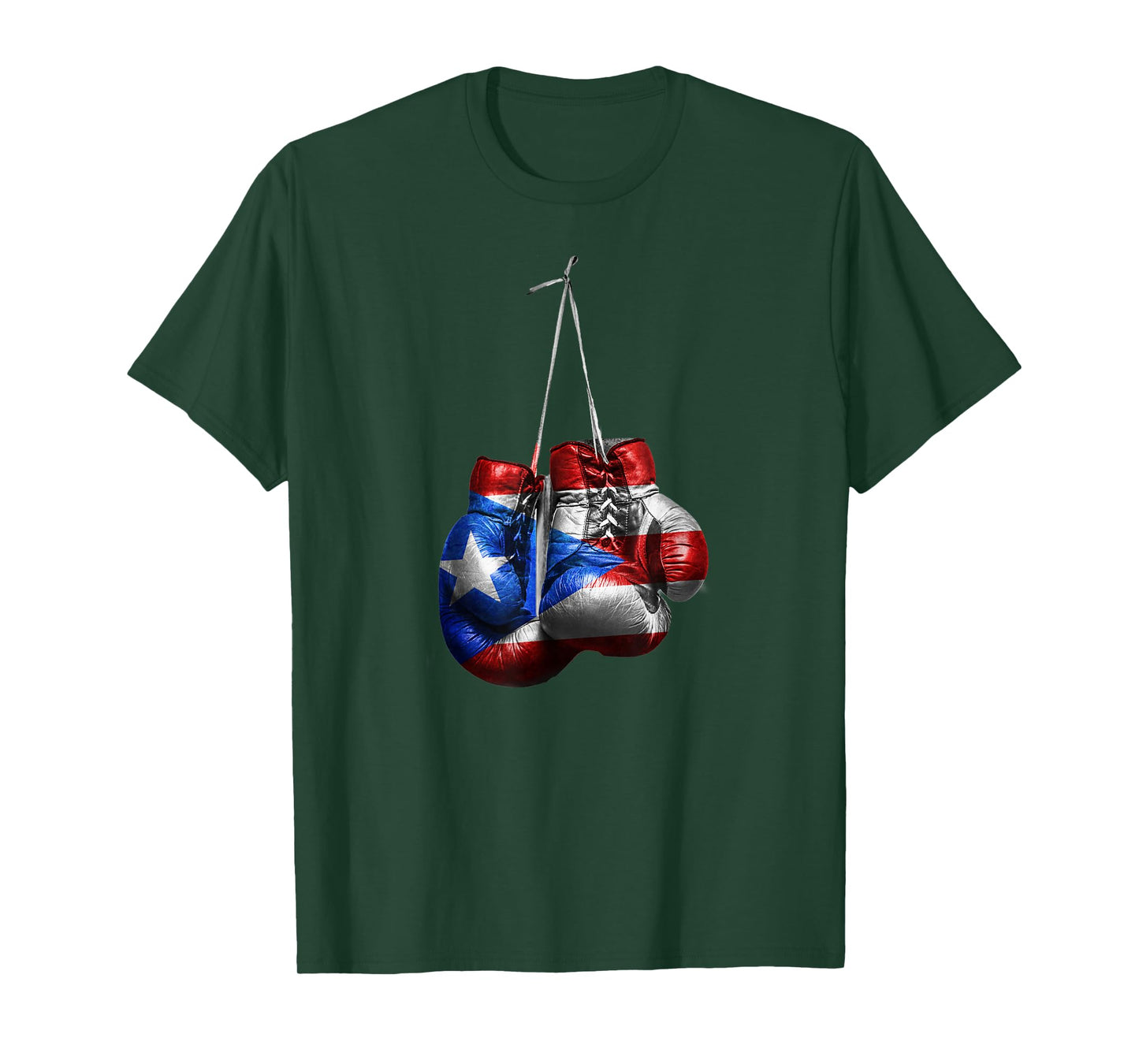 Puerto Rico Vintage Boxing Gloves T-Shirt T-Shirt