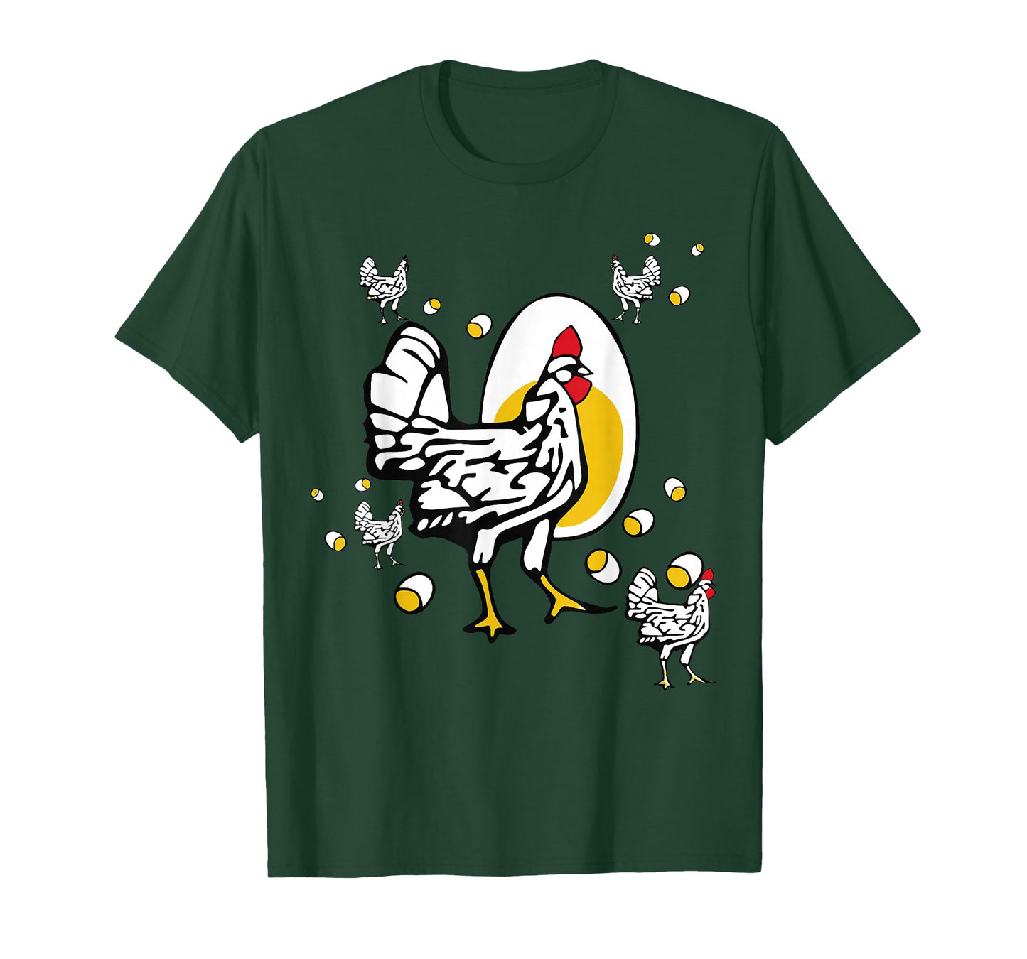 Vintage Roseanne Chicken - Funny Roseanne Rooster and Egg T-Shirt