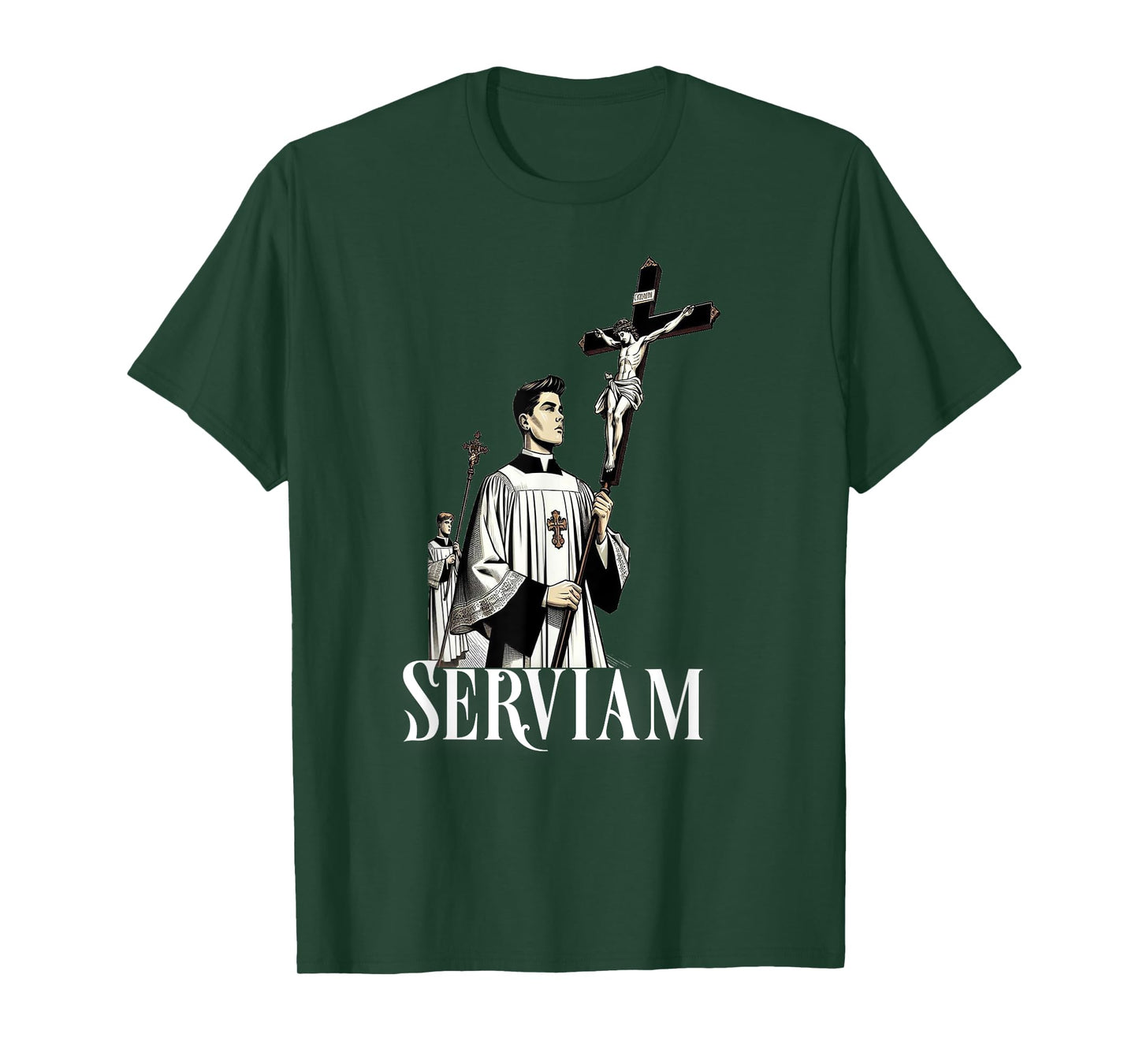 Catholic Altar Server Latin Mass Video Game T-Shirt