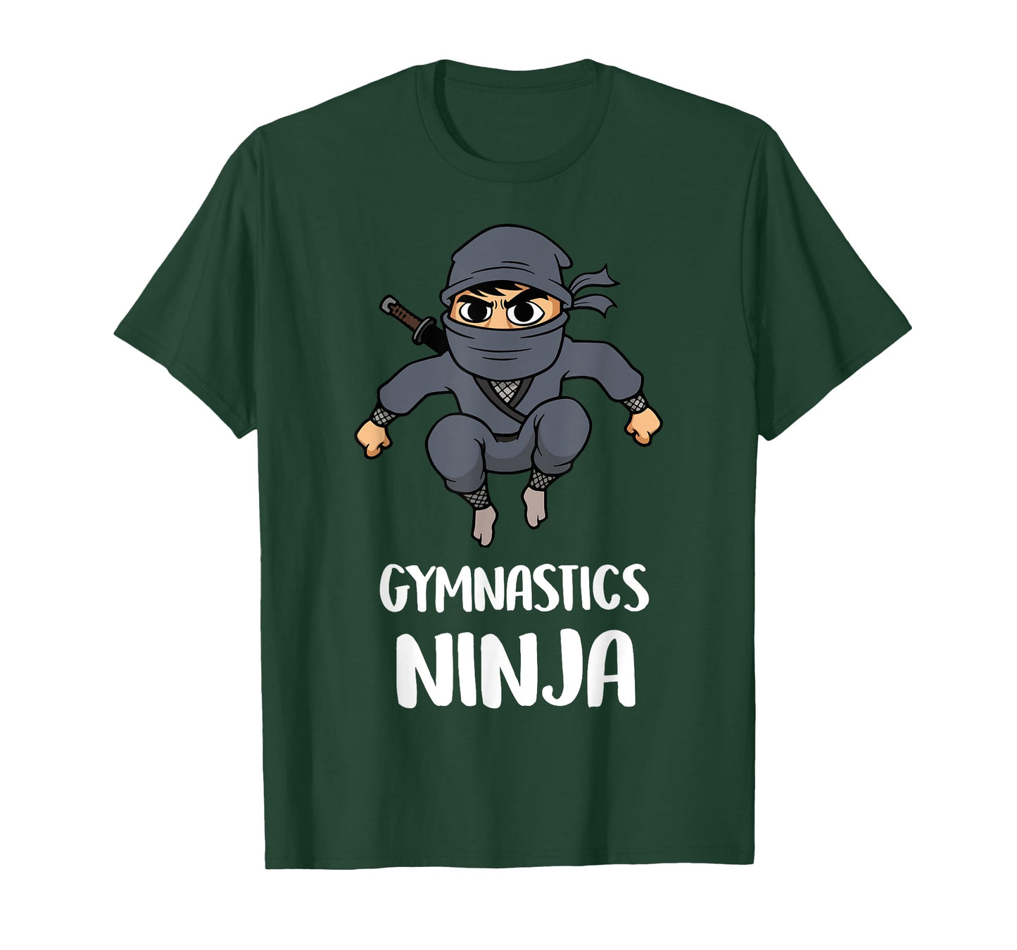 Gymnastics Ninja Boy Funny Sports Toddler Kids T-Shirt