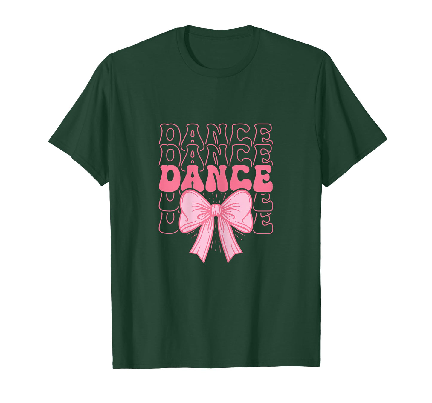 Cute Dance Coquette Bow For Women Kids Girls Ballet Dancing T-Shirt