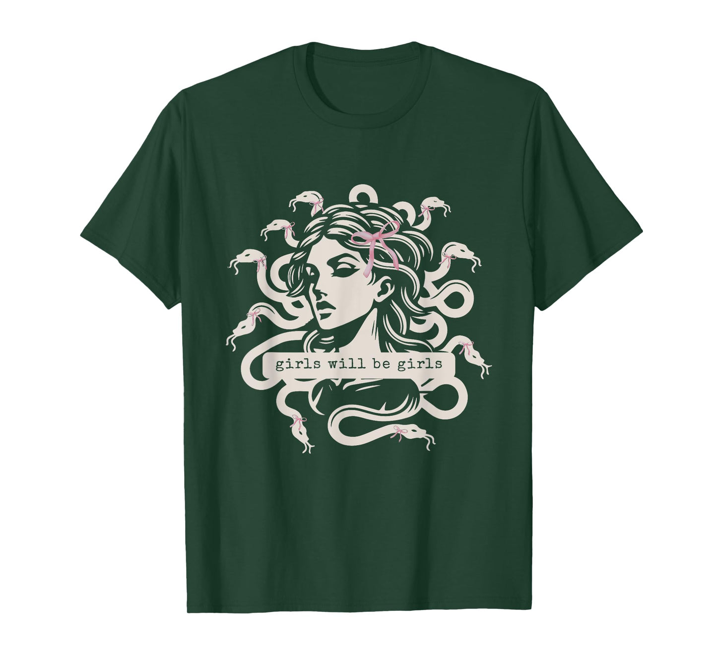 Medusa Girl Will Be Girls Feminist Womens Rights Couquette T-Shirt