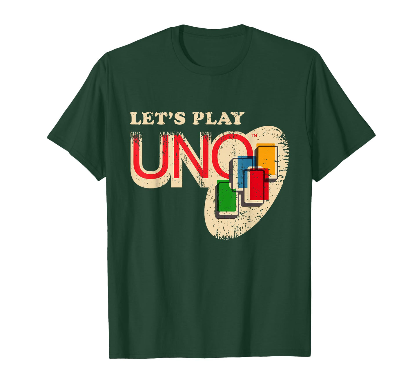 Vintage Let's Play UNO T-Shirt