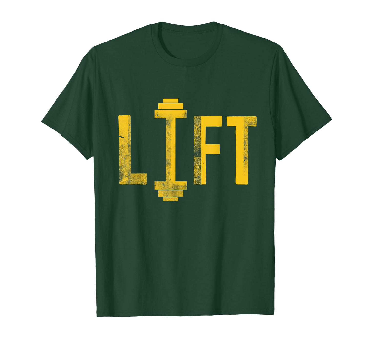 Lift | Cool Motivational Dumbbell Weight Lifting Gym T-Shirt