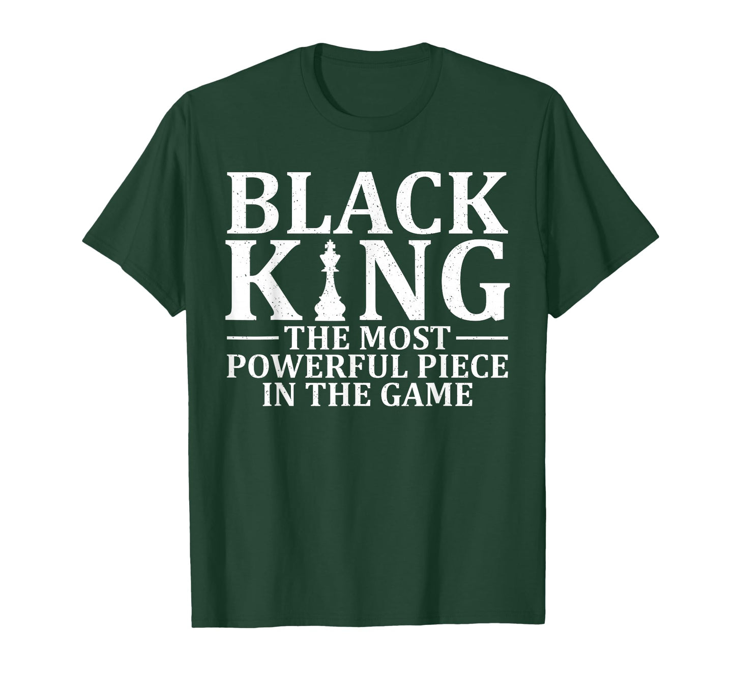Best African King Design For Men Dad Afrocentric Chess Lover T-Shirt