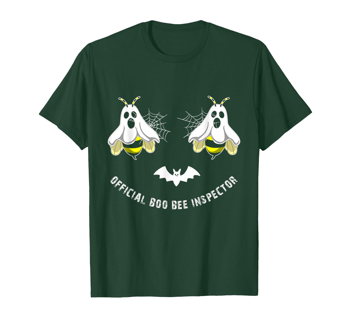 Official Boo Bee Inspector Funny Halloween Costume Men Women T-Shirt