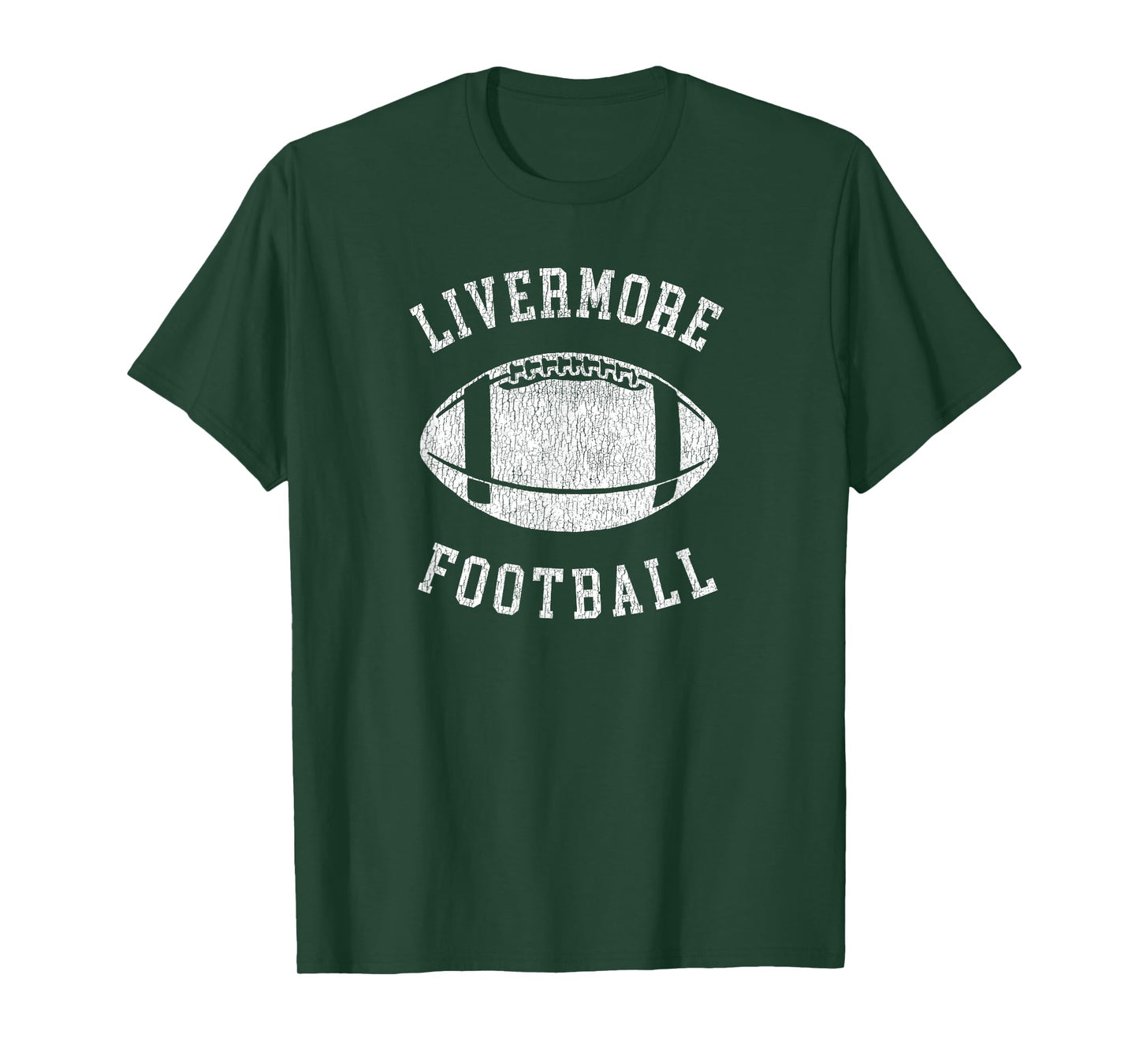 Livermore Football Distressed Vintage 80's Throwback Classic T-Shirt