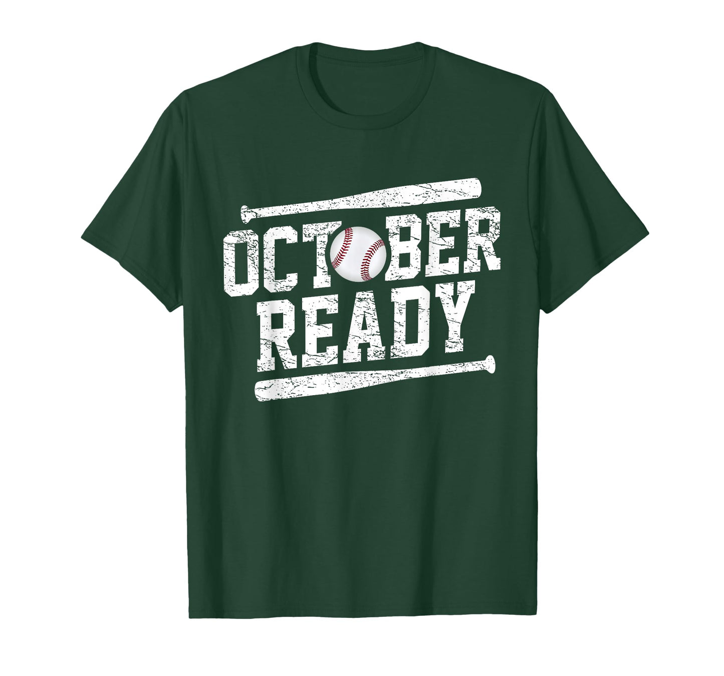 Men Women October Ready Playoff Baseball T-Shirt