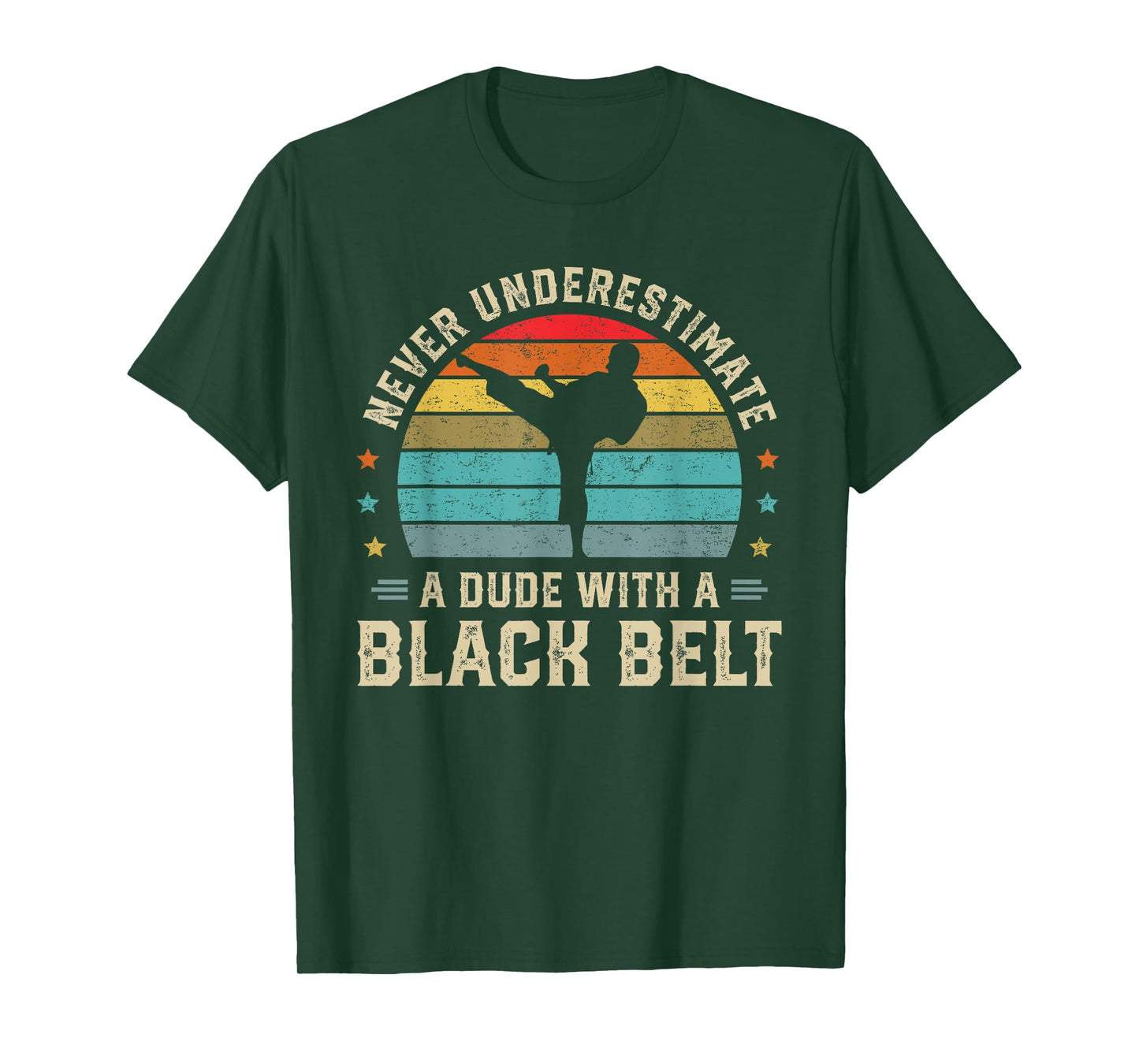 Martial Arts Black Belt Karate Jiu Jitsu Taekwondo Gifts T-Shirt