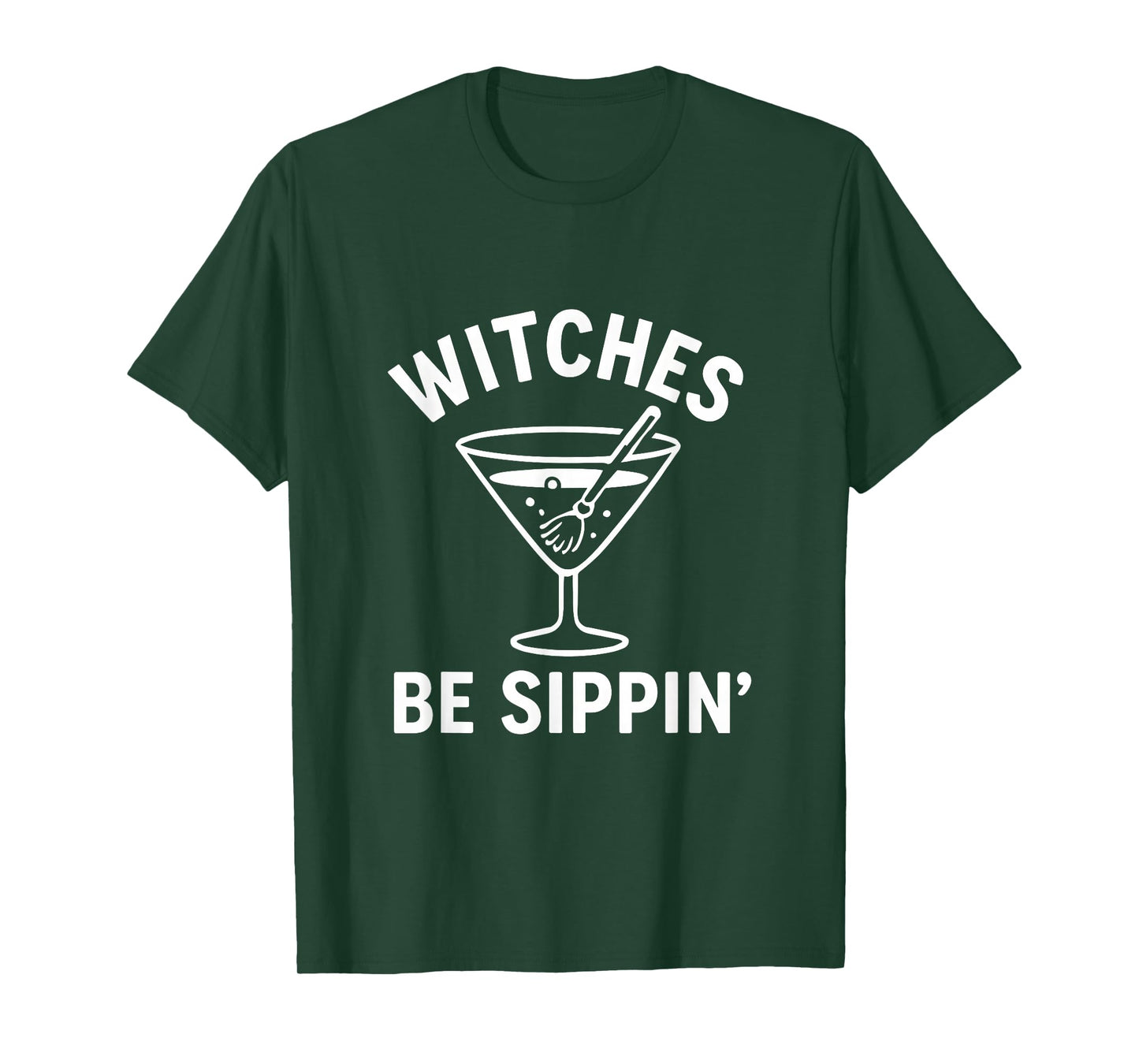 Witches Be Sippin Funny Witch Halloween Party Costume T-Shirt