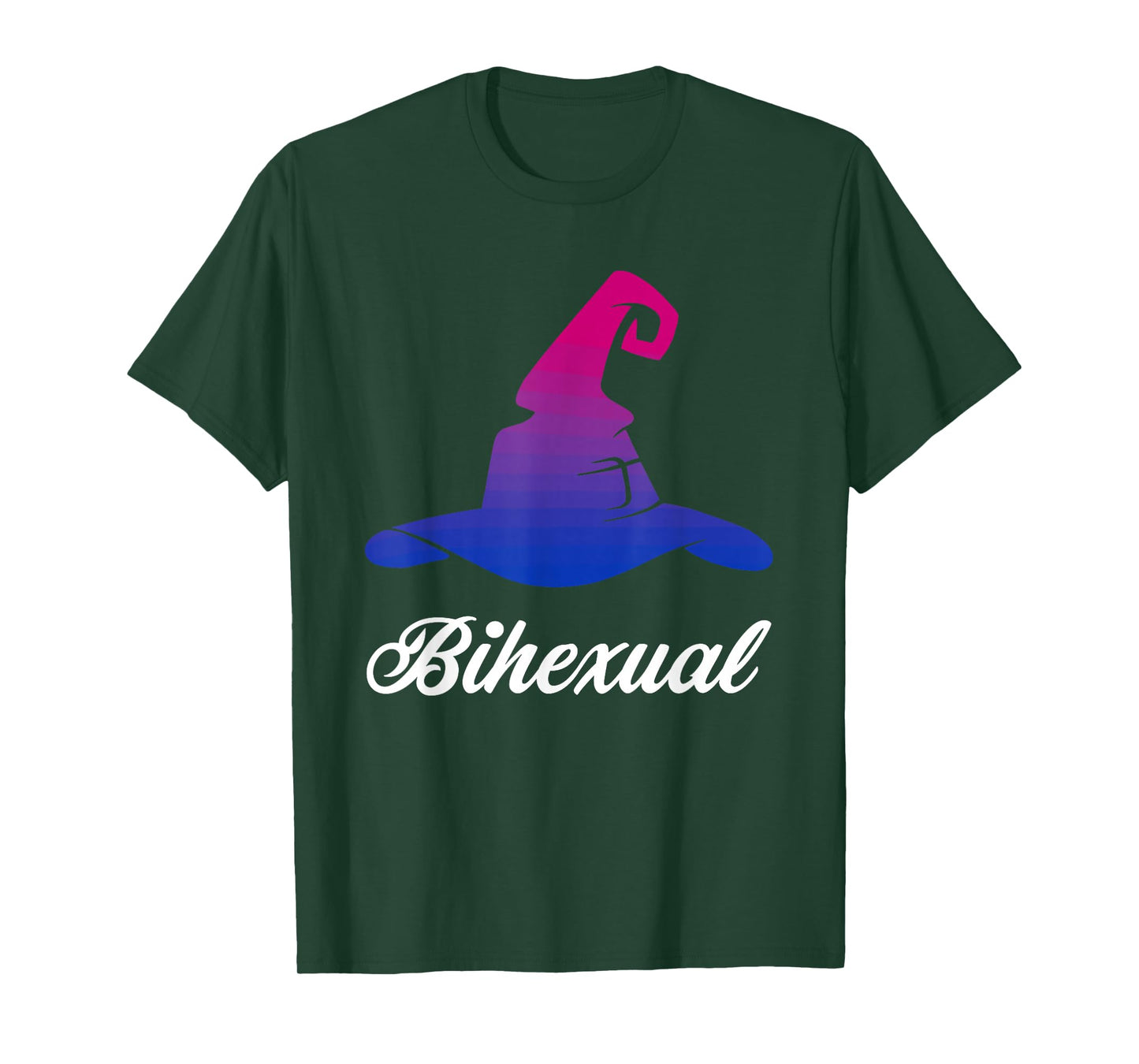 Bihexual Bi Hex Bisexual Witch LGBTQ Halloween Design T-Shirt