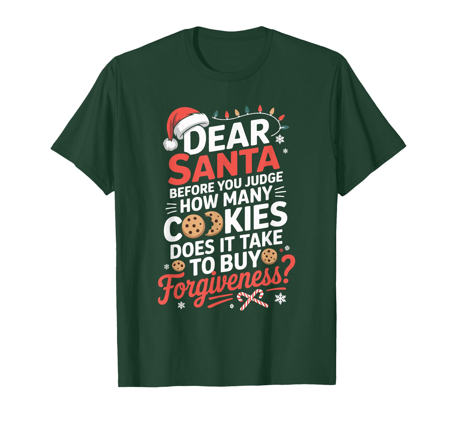 Christmas Humor Funny Xmas Pajama for Men Women Kids T-Shirt
