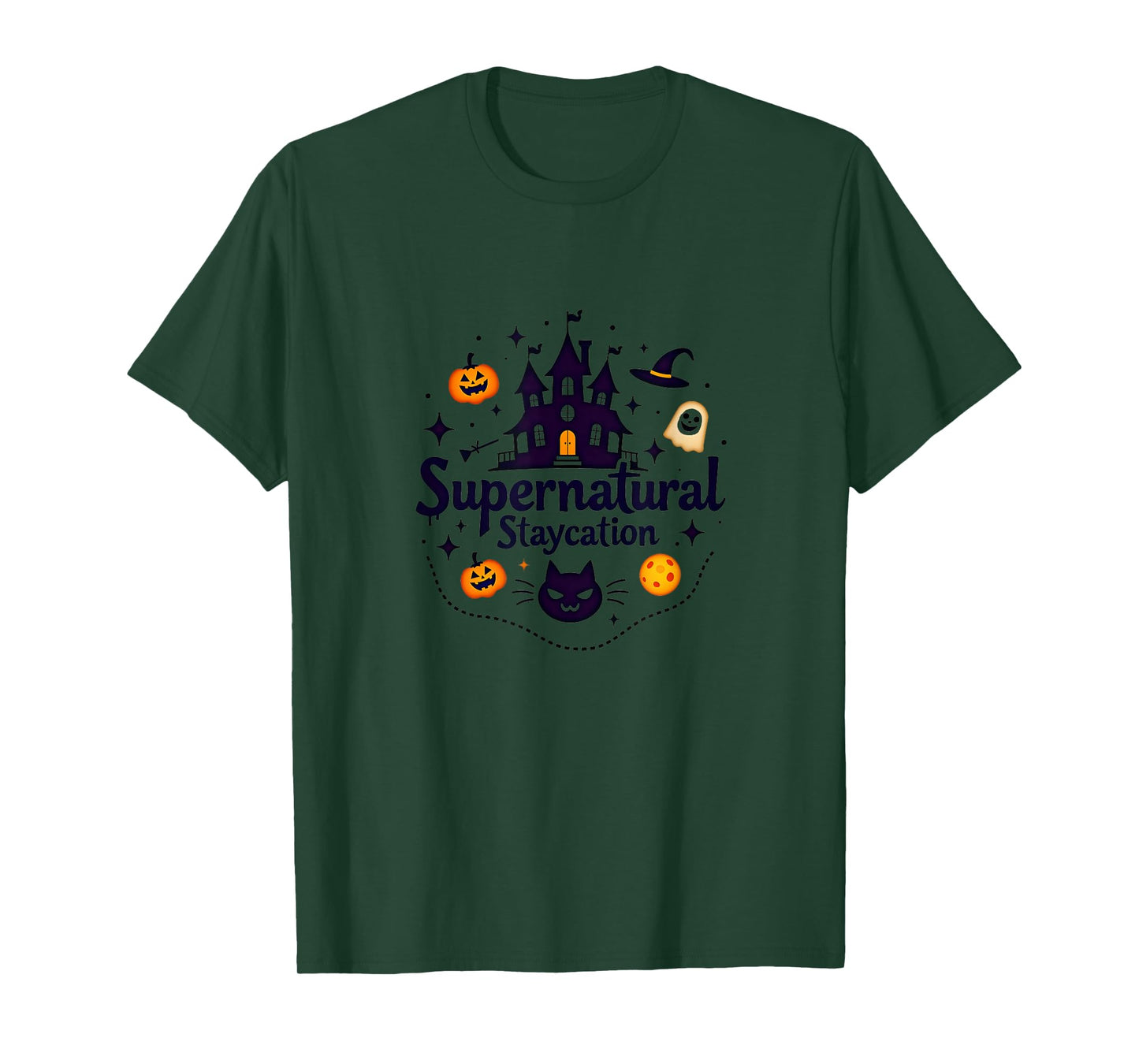Halloween Family Home Supernatural Staycation T-Shirt