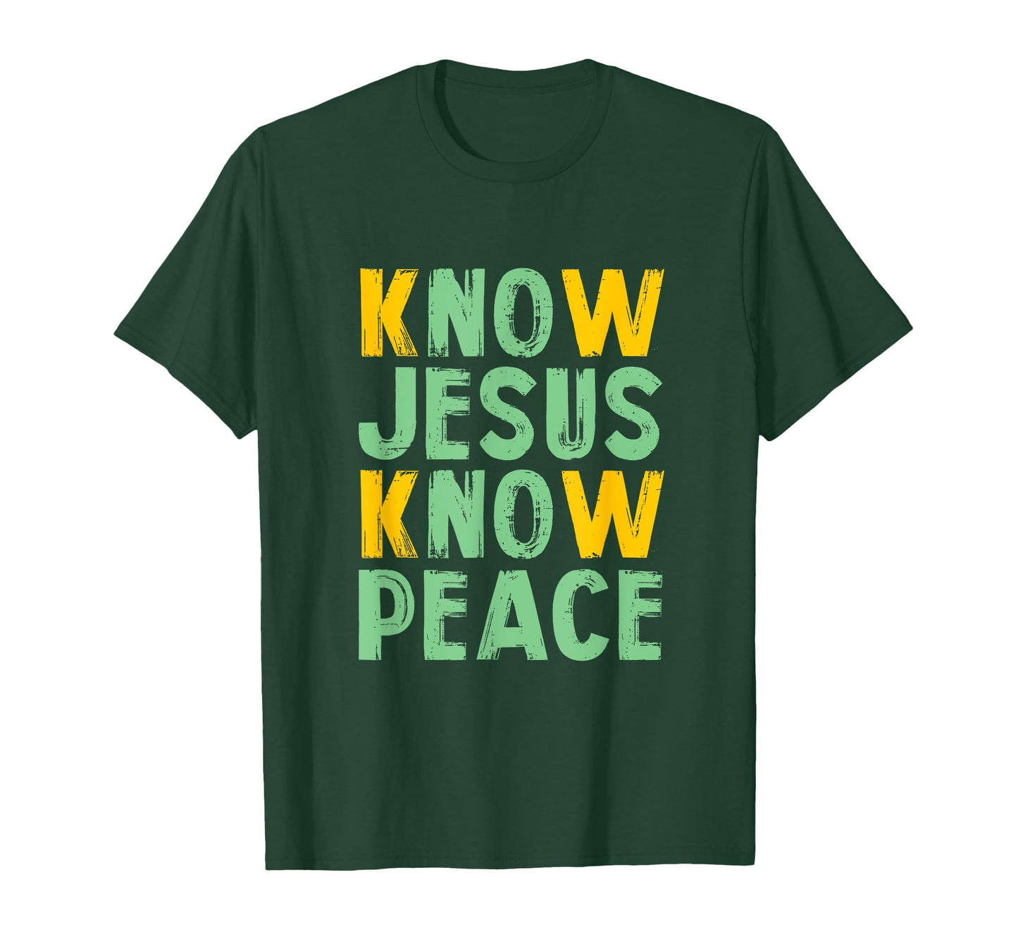 Know Jesus know peace - knowing god design T-Shirt