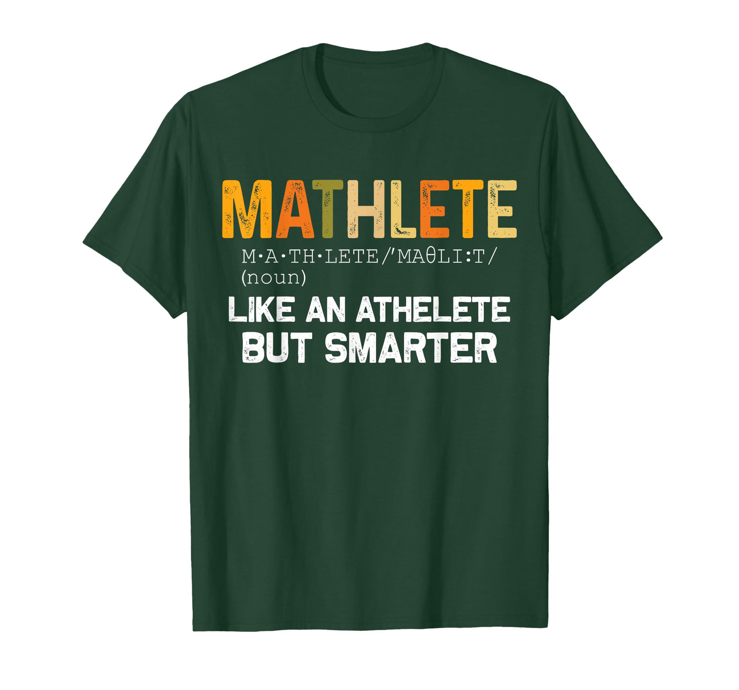Mathematician Math Teacher Funny Mathlete T-Shirt