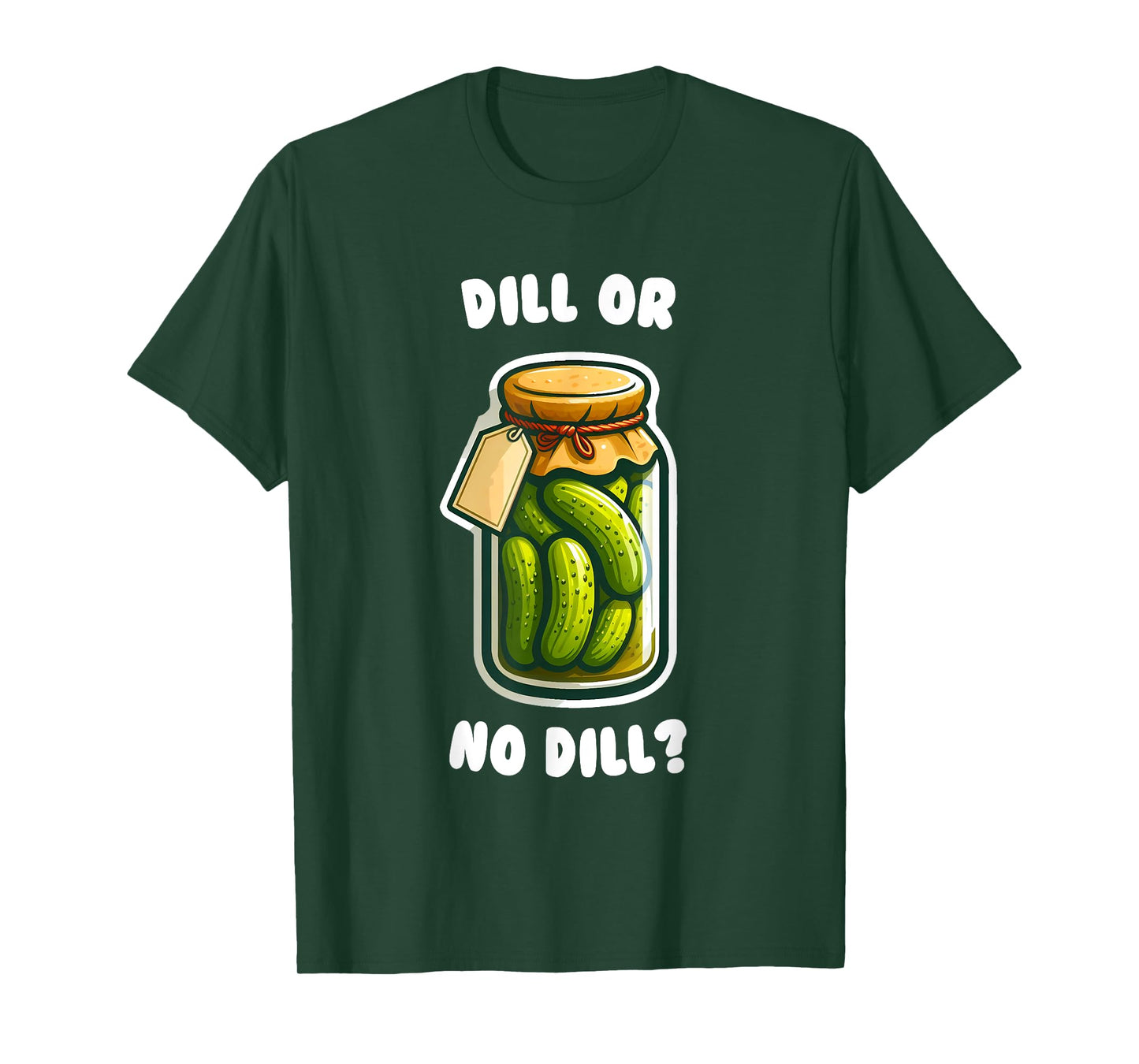 Dill or no dill Pickle Deal Bigfoot Sunglasses Funny Kids T-Shirt