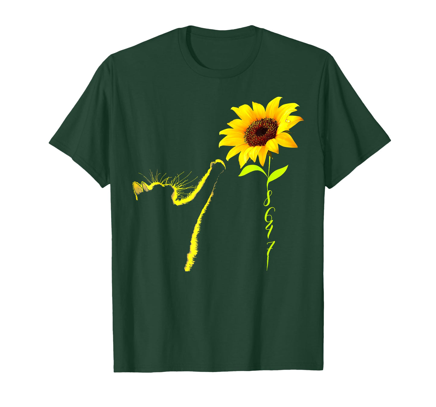 8647 Subtle 86 47 Cat Sunflower Cat Lovers 8647 Floral Men Women T-Shirt