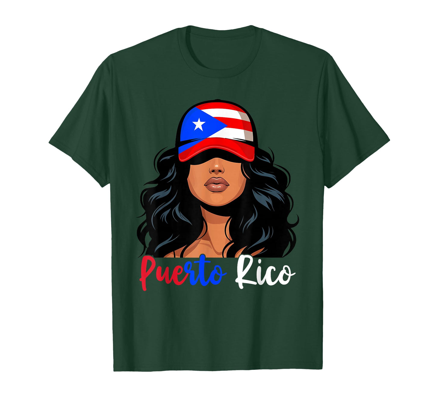 Puerto Rican Girl Puerto Rico Flag Proud Boricua Women T-Shirt