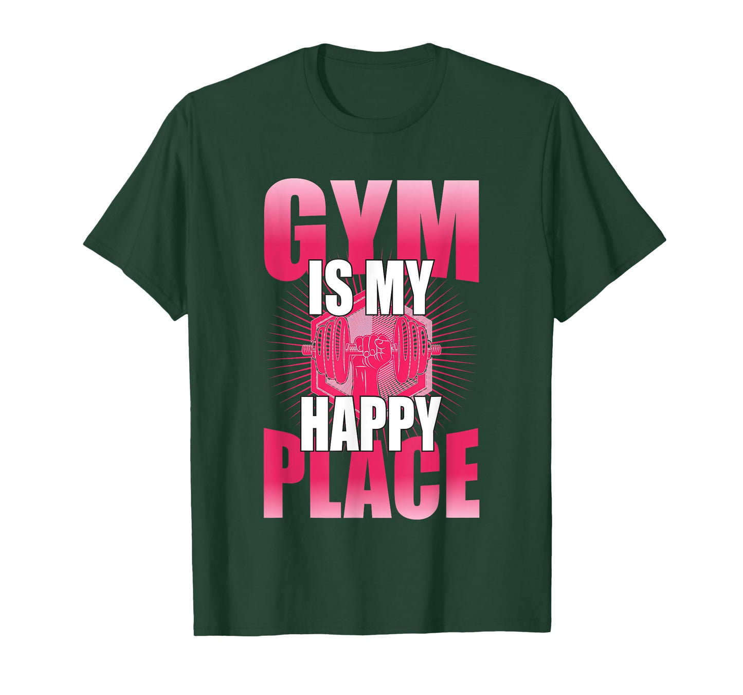Gym Is My Happy Place 2024 T-Shirt