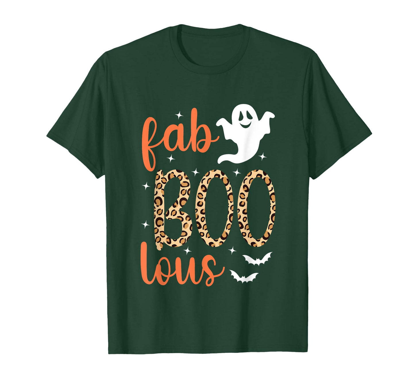 Fab Boo Lous Cute Ghost Halloween Fabulous Halloween T-Shirt