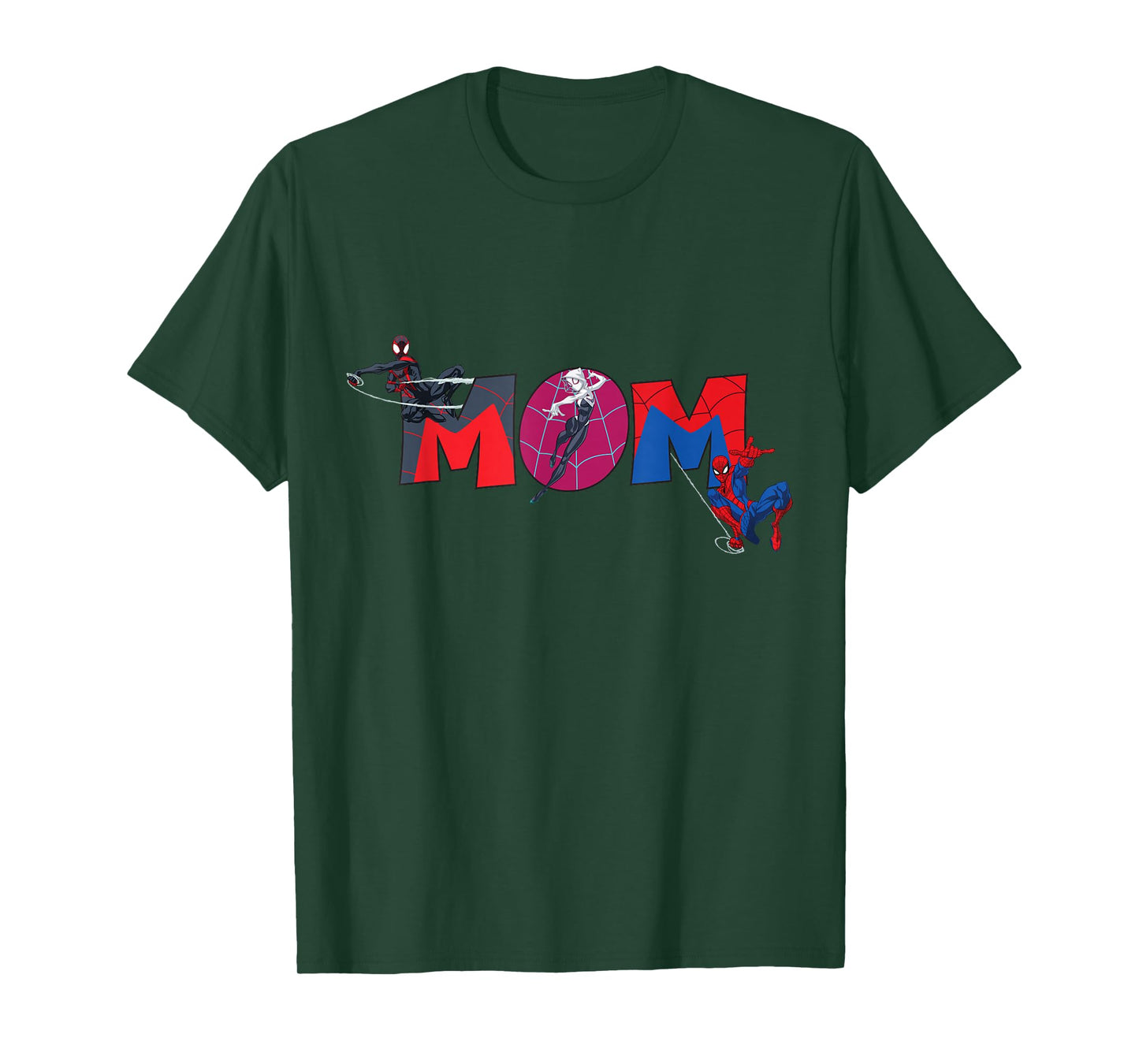 Marvel Spider-Man Trio Mom Mother’s Day Family Trip Birthday T-Shirt
