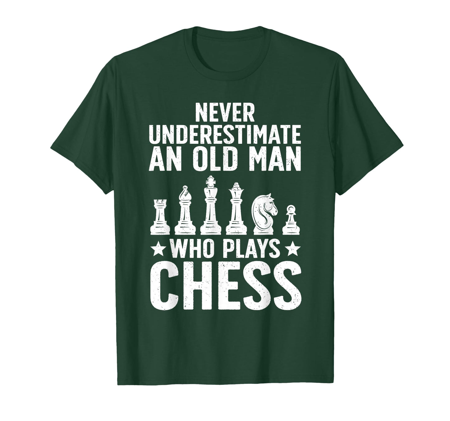 Best Chess Art For Men Dad Grandpa Chess Lover Chess Player T-Shirt