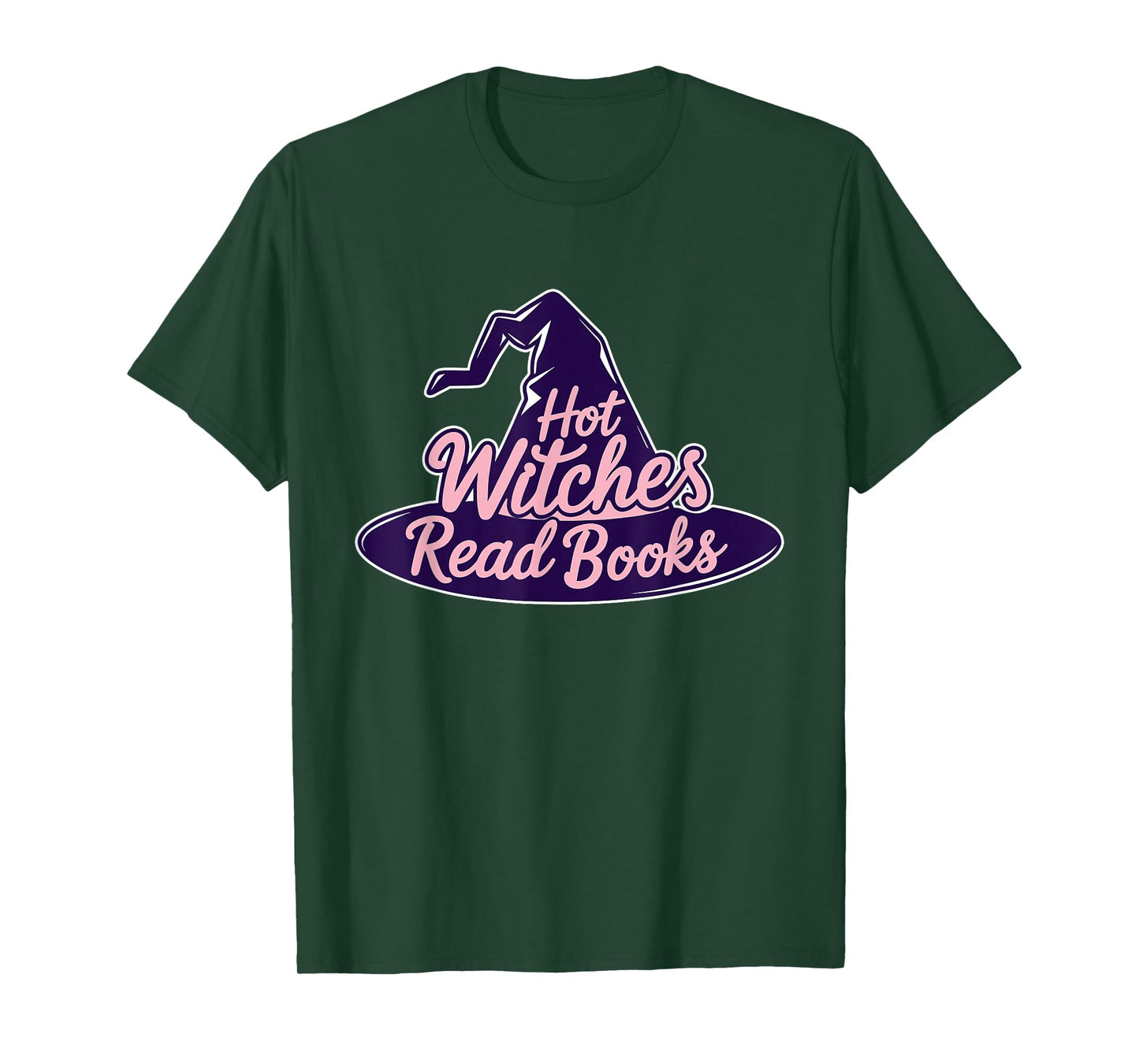 Hot Witches Read Books Spooky Literary Vibes T-Shirt