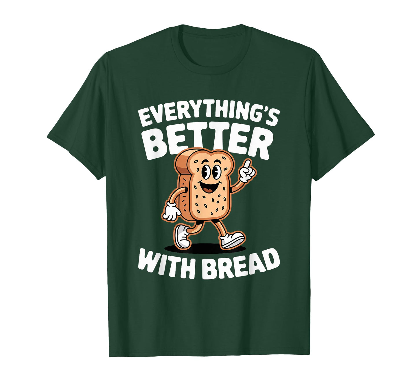 Funny Retro Vintage Bread Men Women Boys or Girls Bread T-Shirt