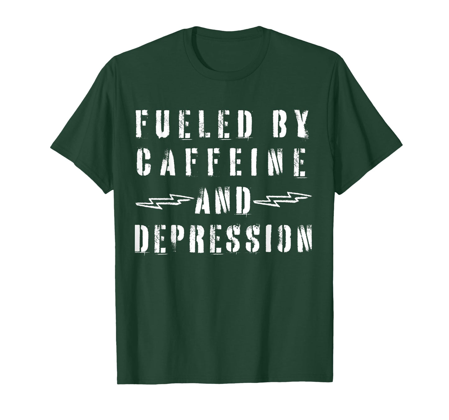 Fueled by Caffeine and Depression T-Shirt