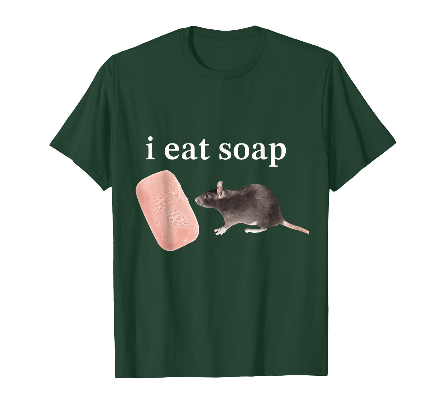 Vintage FUNNY Meme I Eat Soap Rat T-Shirt