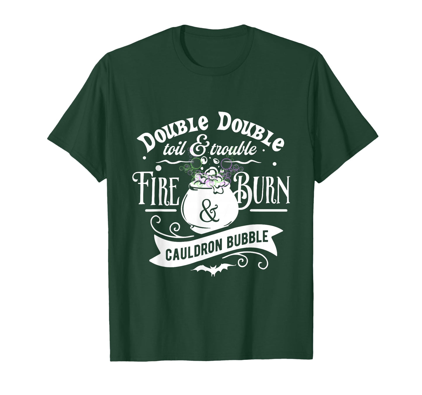 Anderson Sisters Cauldron Bubble Chant Witches Spell T-Shirt